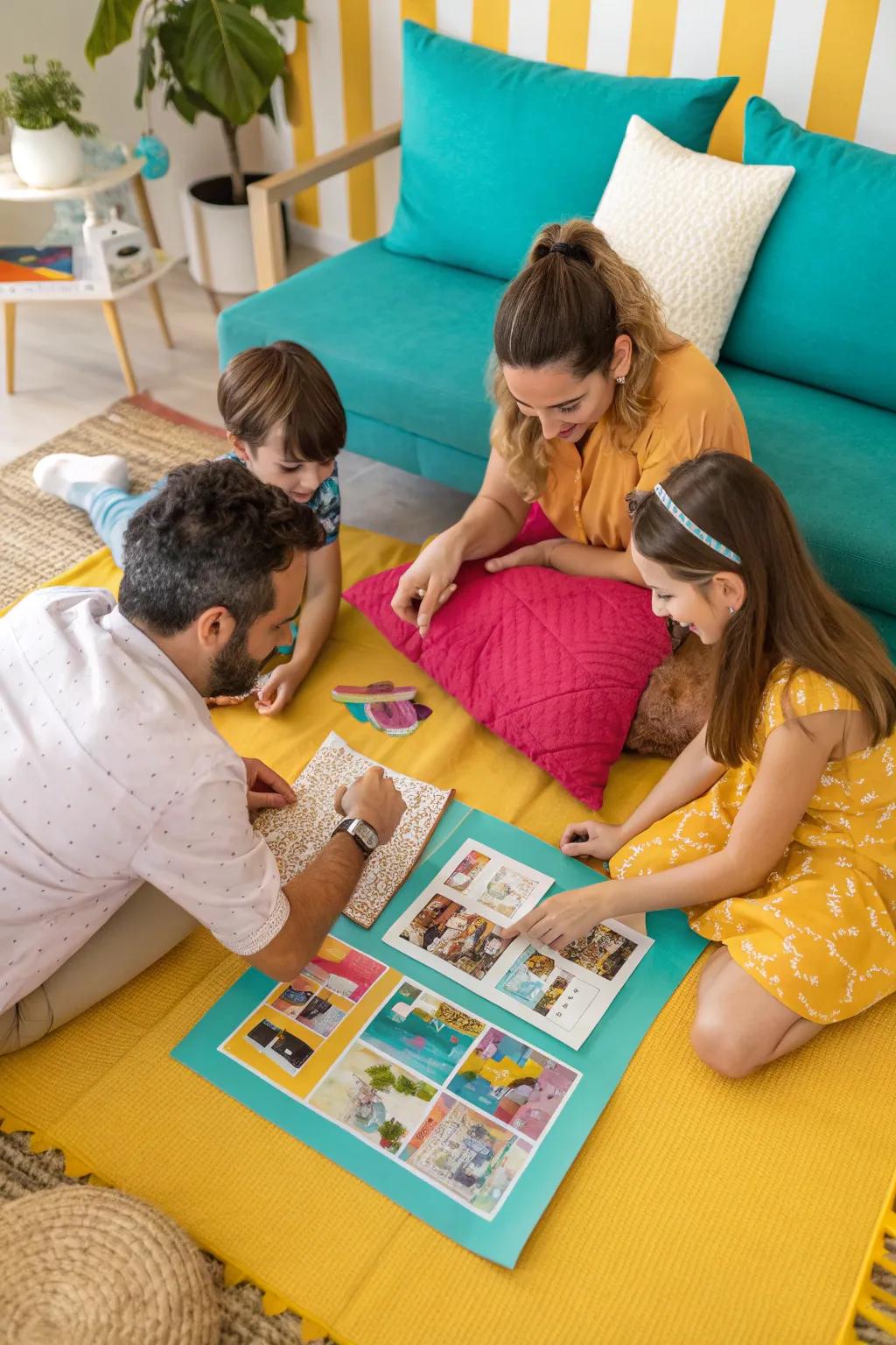 Dream big and visualize your family's future with a creative vision board. 🎨🖼️ #DreamBig #FamilyGoals #VisionBoard
