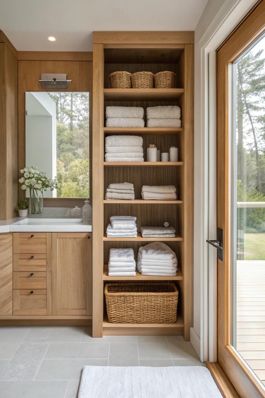 Vertical dividers bring order and accessibility to your closet.