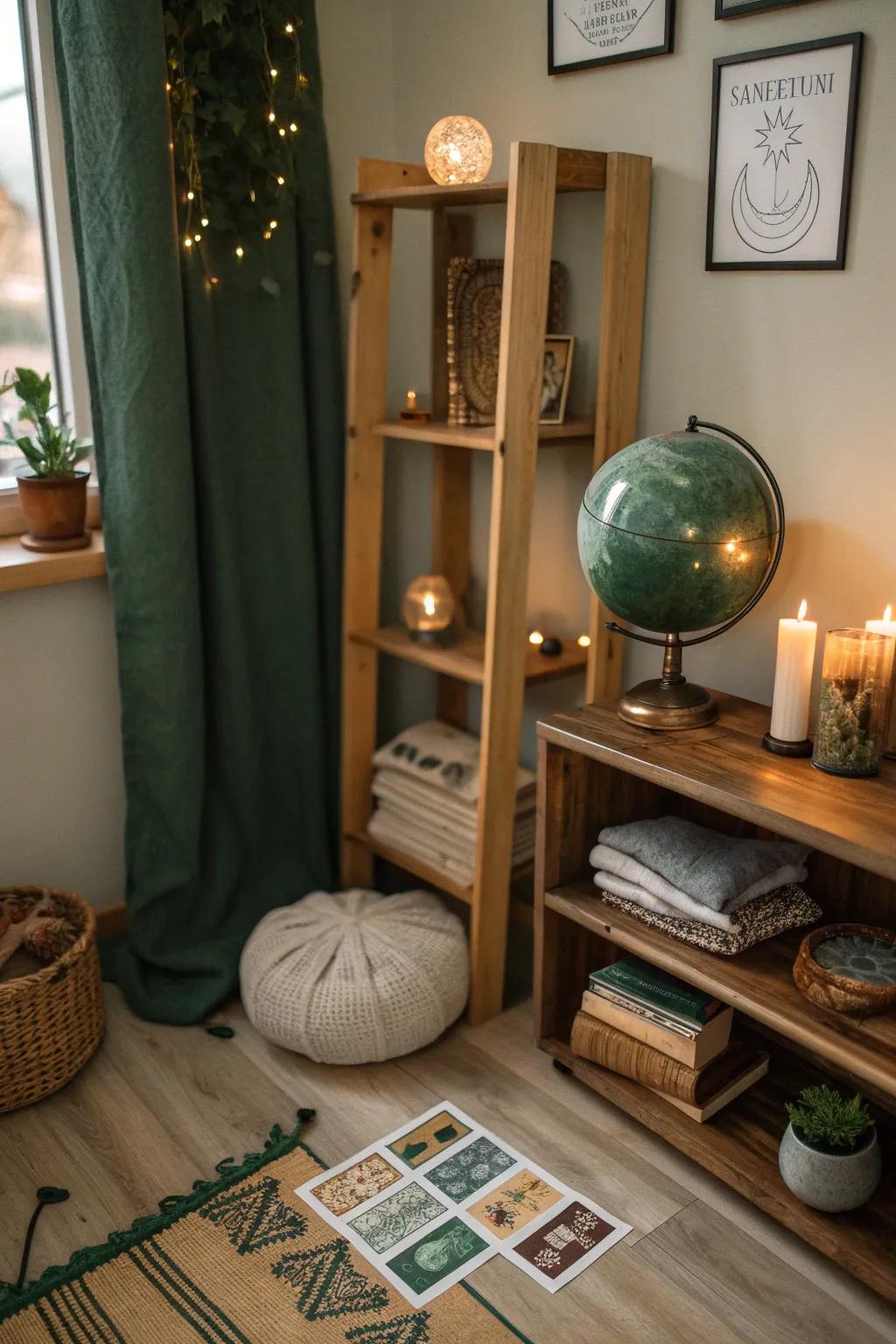 Embrace the mystic: Let celestial motifs and tarot cards add an air of mystery.