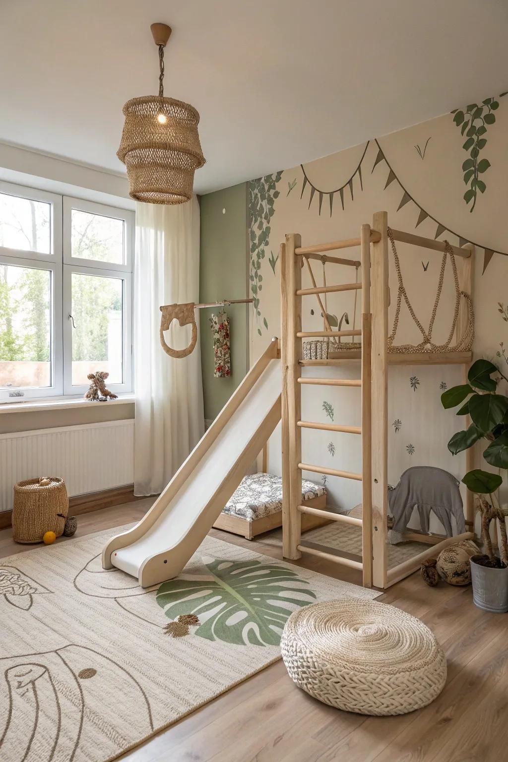 Animal motifs bring charm and imagination to any kid's room, inspiring endless adventures.