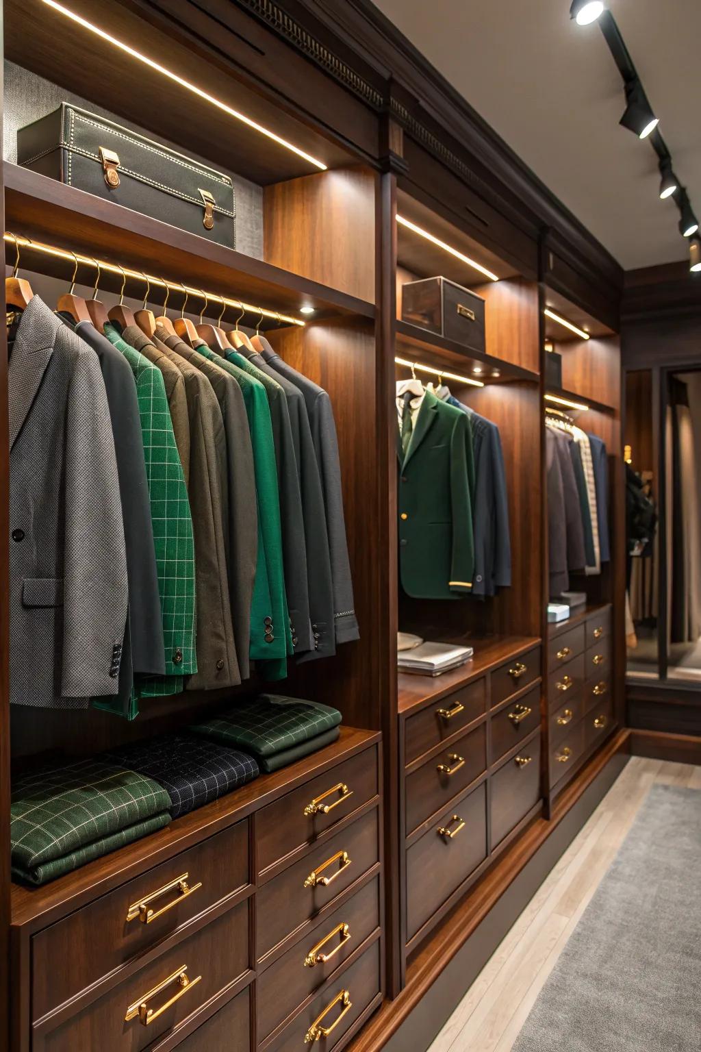 Matching hangers bring a touch of elegance, making your closet look effortlessly chic. 🪑🎀 #ClosetHarmony #ElegantDesign