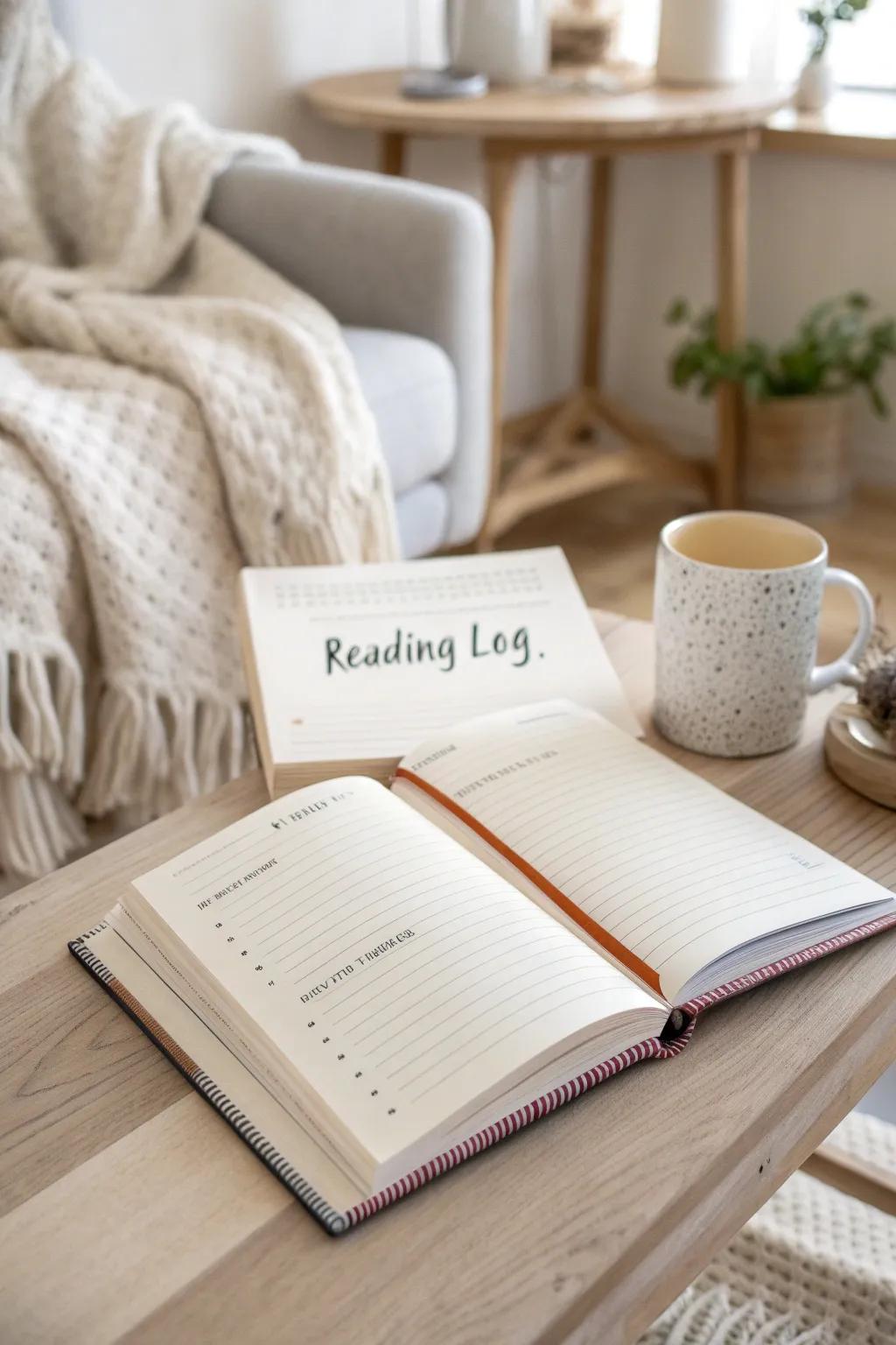 Celebrate the joy of reading by tracking your literary adventures. 📚 #ReadingLog #BookLovers