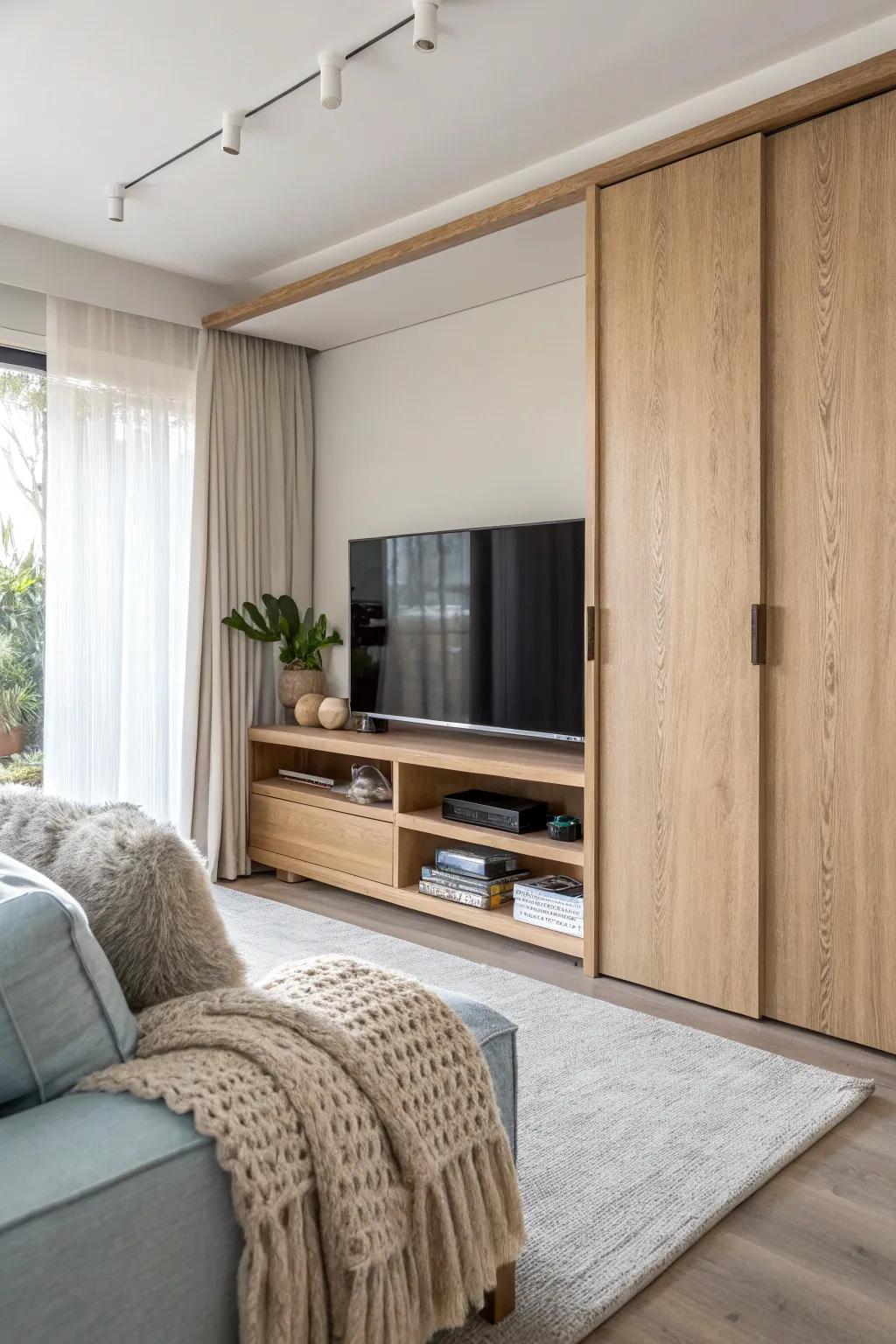 Keep your tech out of sight with clever solutions that prioritize style over screens.