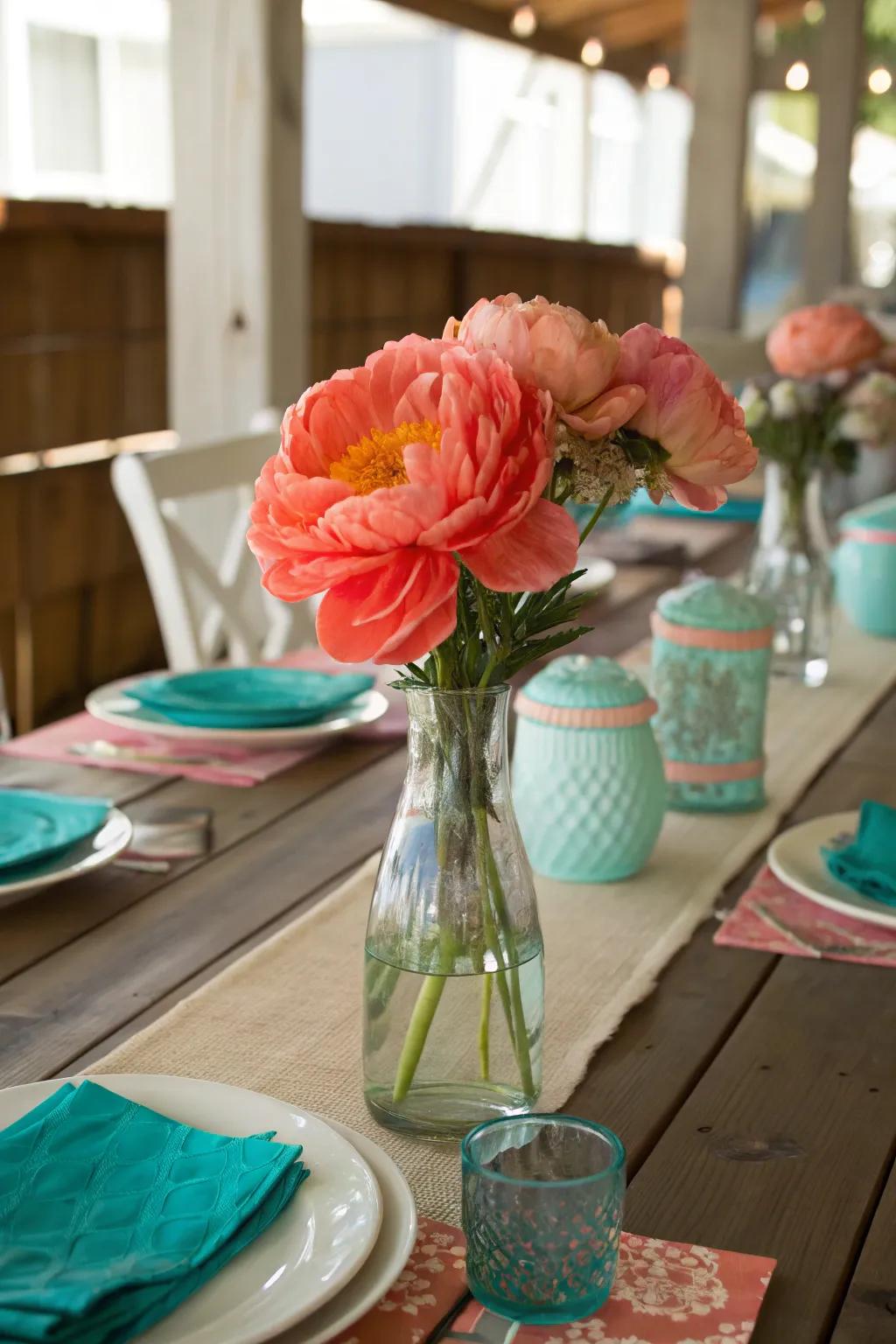 A single bloom can make a powerful statement. 🌺 #FocalBloom #DramaticElegance