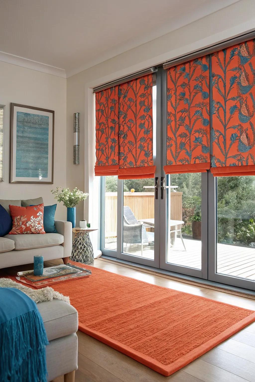 Custom printed blinds let you showcase your style, turning your windows into a canvas.