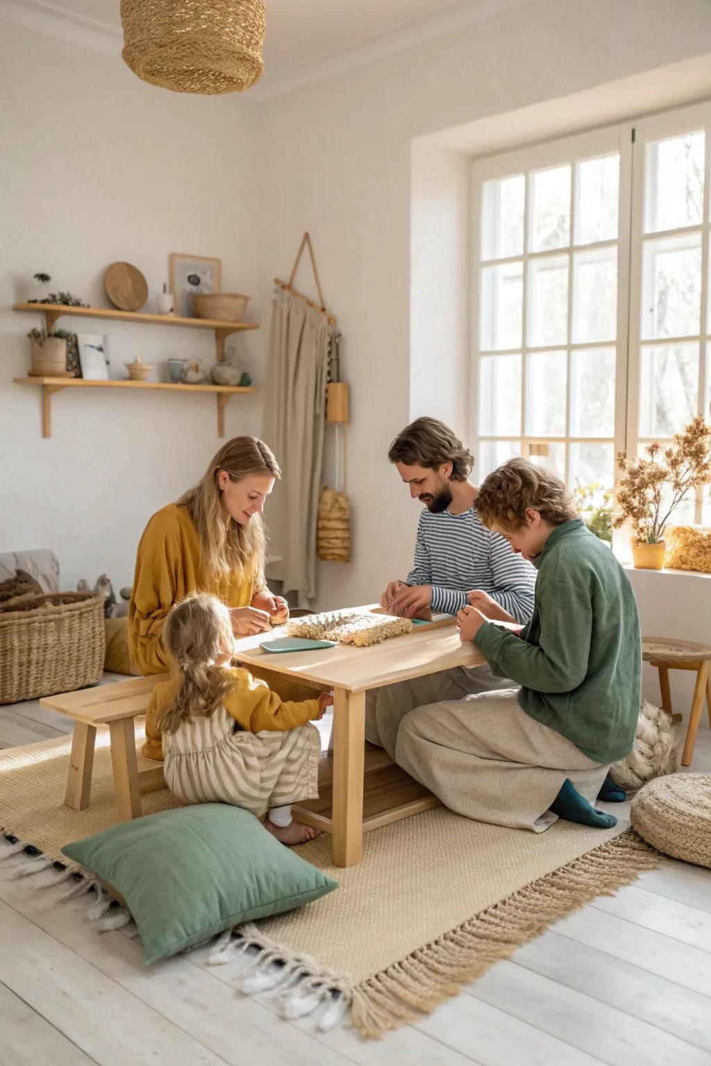 Discover new passions and skills by learning a hobby as a family. 🎸🧶 #FamilyHobbies #LearnTogether #NewSkills