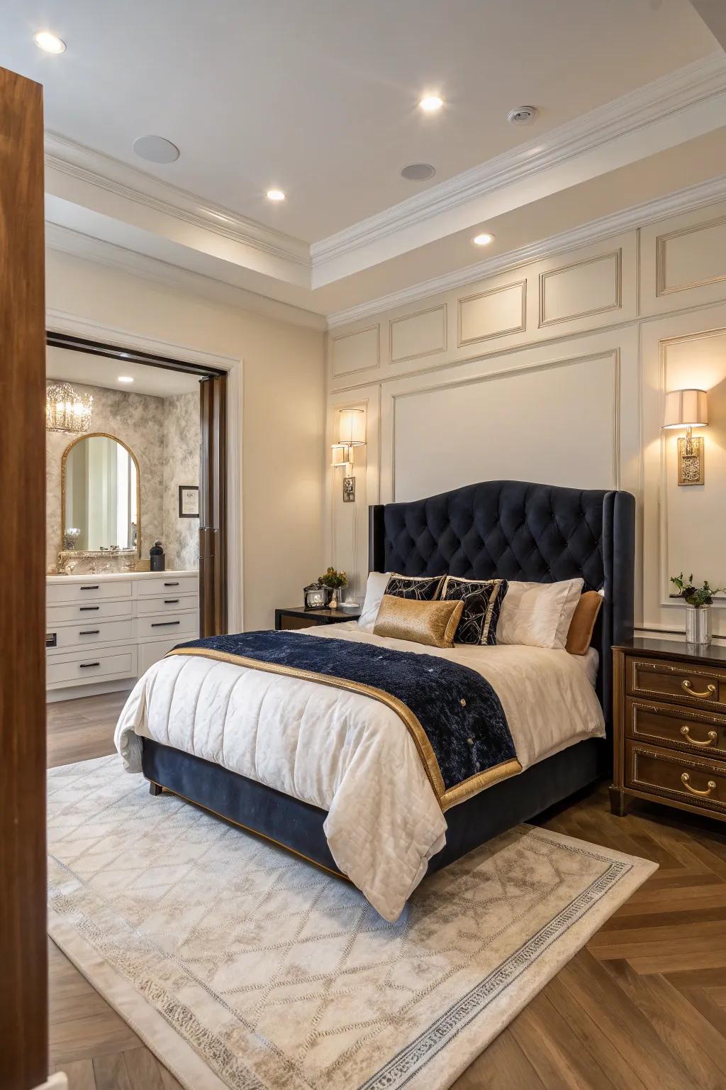 Turn your addition into a serene master suite where elegance meets comfort. #MasterSuite #BedroomGoals