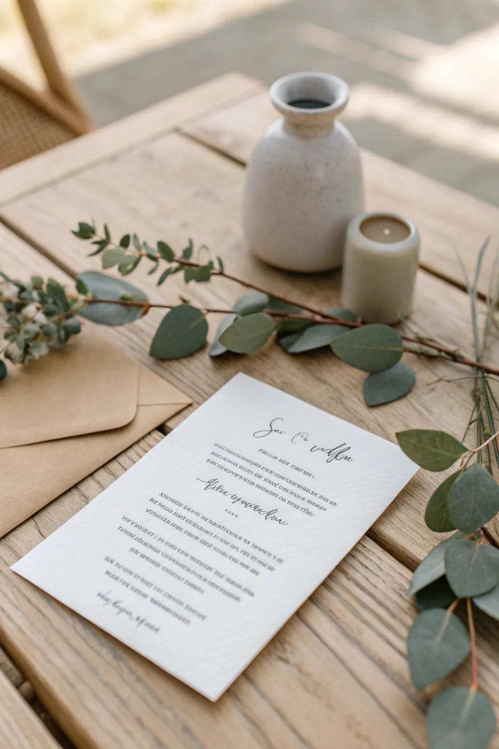 A personal touch that makes your invitation unforgettable. #WeddingDetails #PersonalTouch