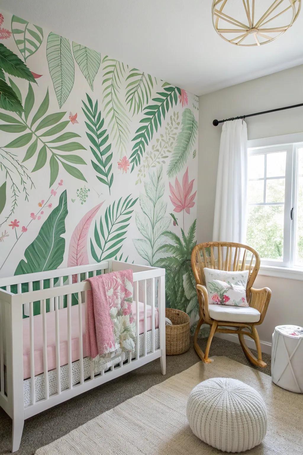 Bring nature indoors with stunning botanical wall murals that captivate and soothe.