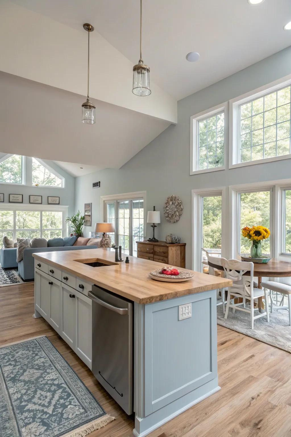 Transform your space with an open-concept layout that encourages togetherness.