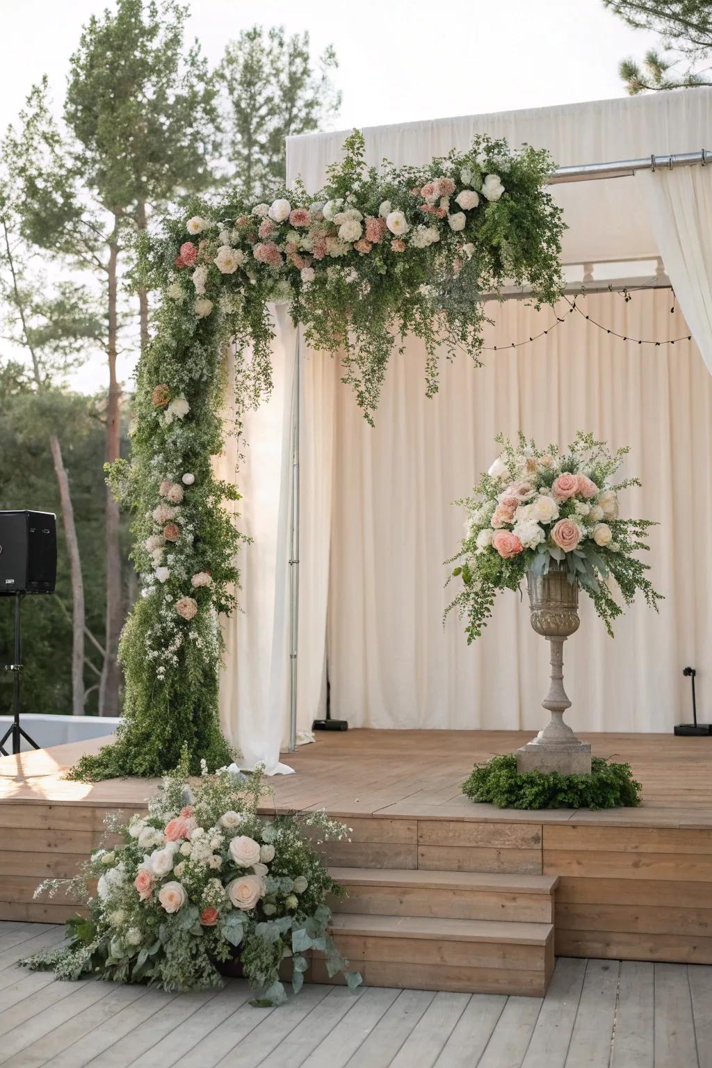 Bring the beauty of nature indoors with a floral fantasy backdrop. 🌸🌿 #FloralDesign #HomeDecor #EventInspiration