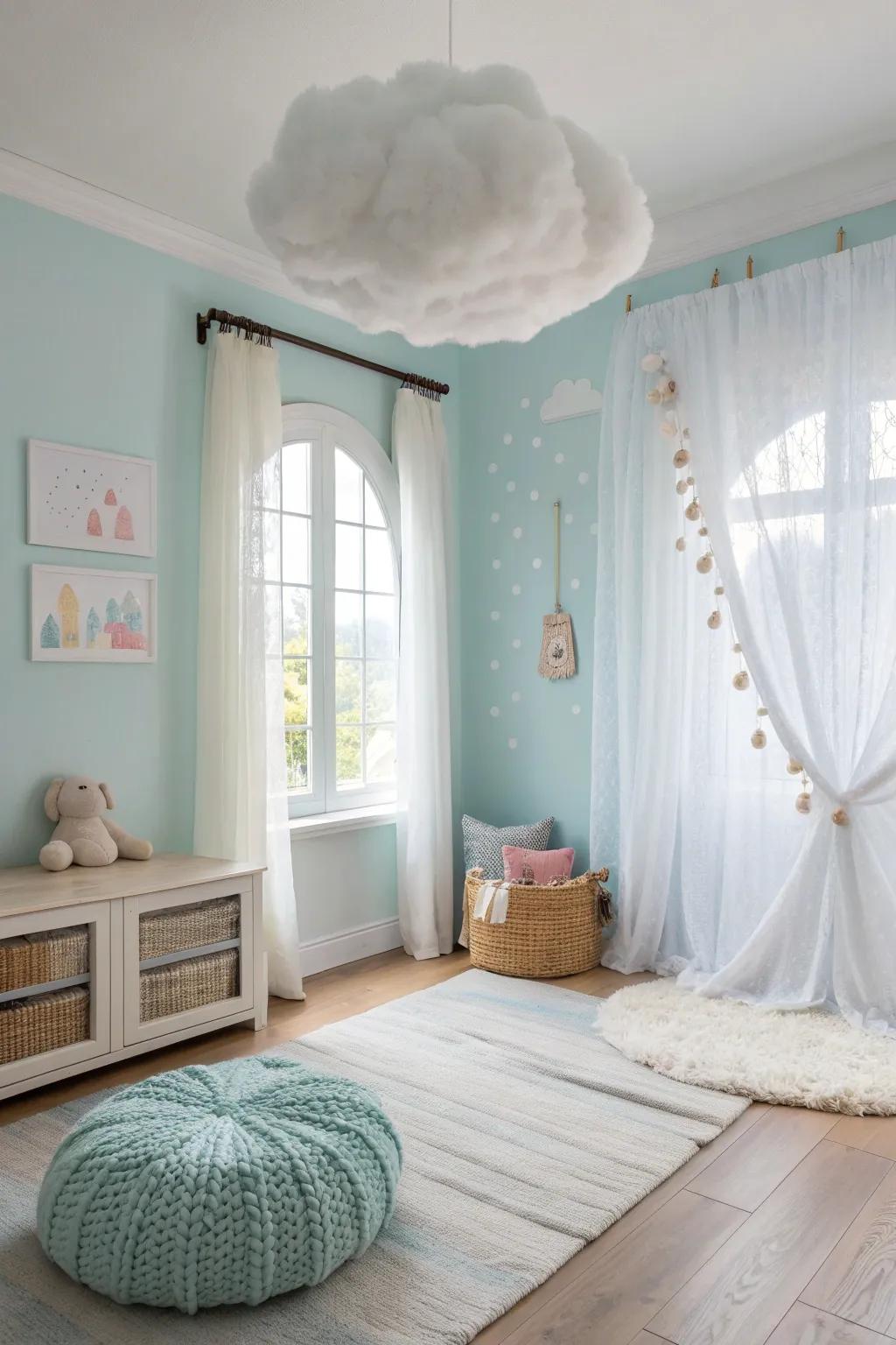Unleash your creativity with DIY cloud art that adds a personal flair to your decor.