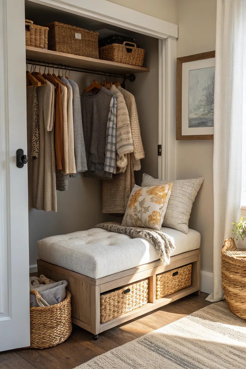 Multi-purpose furniture offers a chic solution for hidden storage, blending seamlessly with your decor. 🛋️ #SmartStorage #InteriorDesign