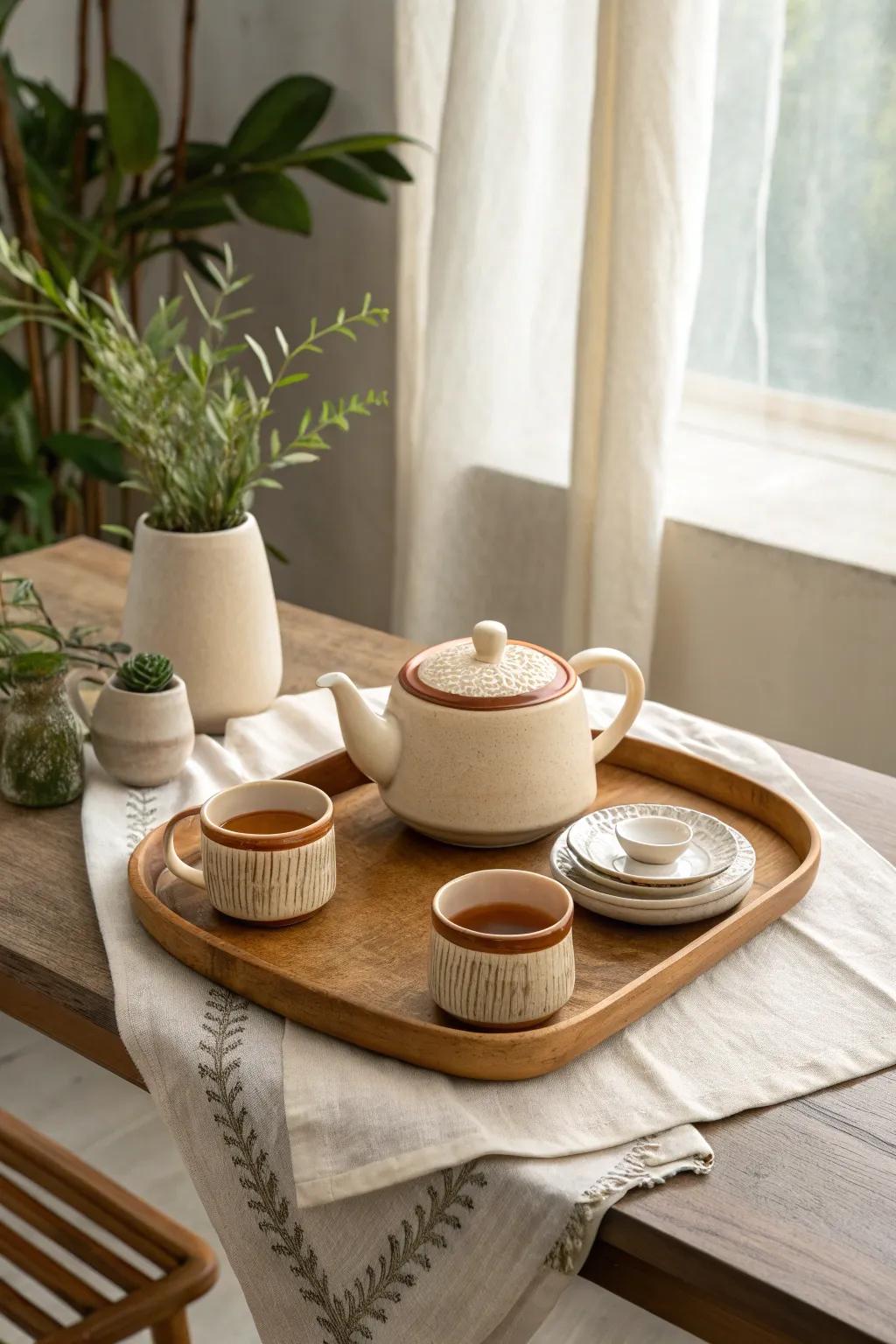 Sip in style with artisanal tea sets that blend luxury and relaxation.