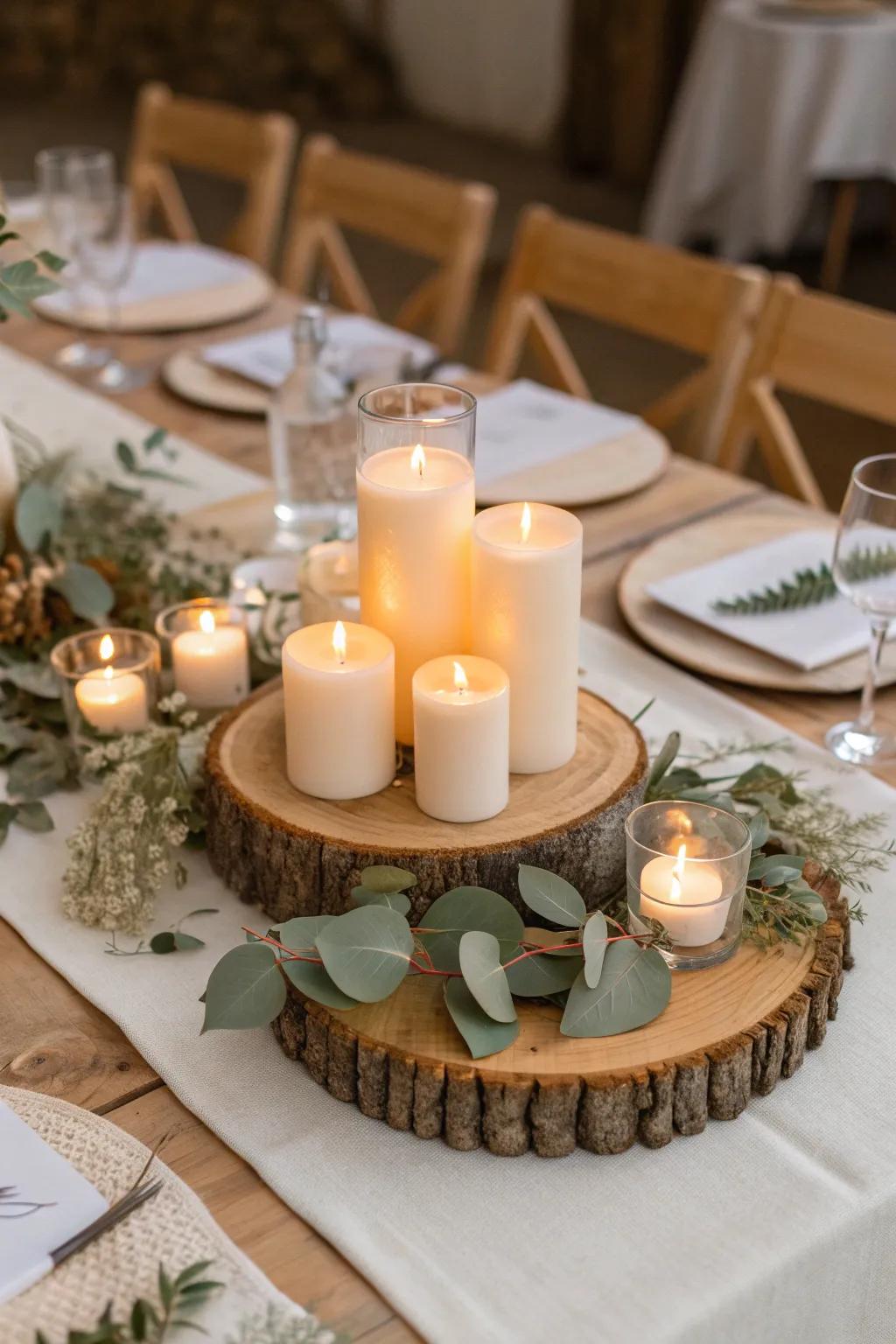 Candles light the way to romance and elegance. #WeddingVibes #Candlelight