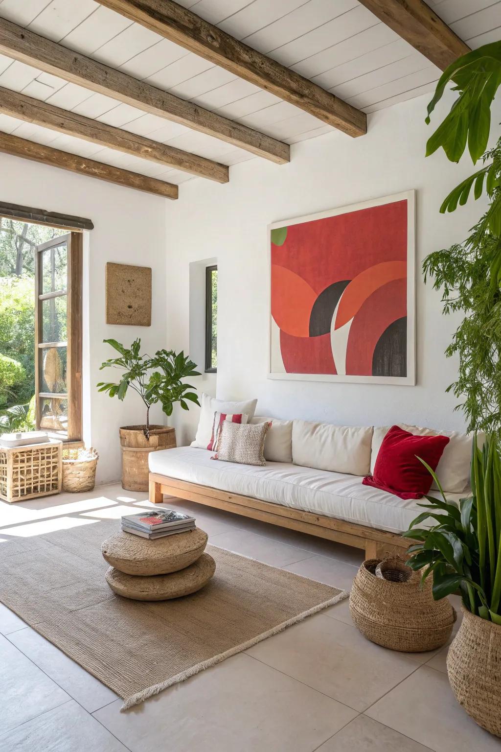 Unleash creativity with bold abstract art that speaks volumes. 🎨 #AbstractArt #InteriorDesign