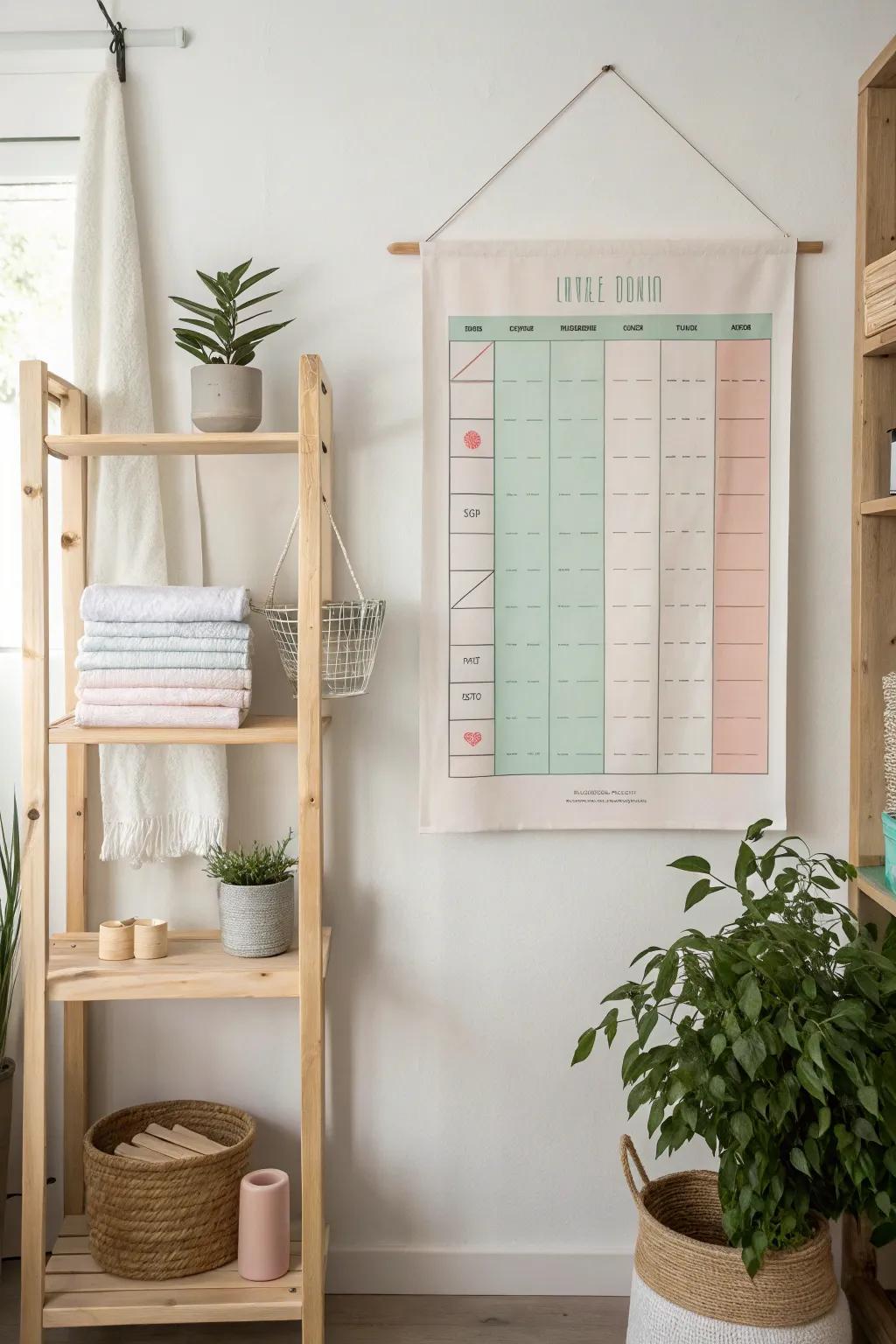 Add vibrancy to chores with a color-coded system. 🌈 #ChoreChart #ColorCoded