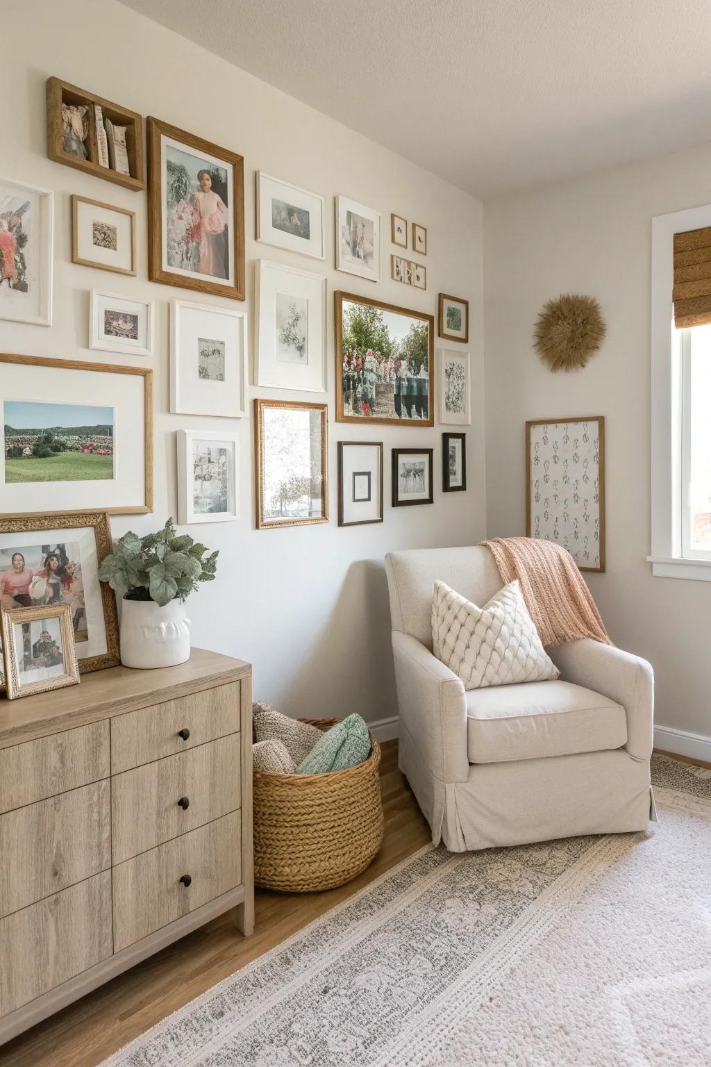 Turn your walls into a canvas of memories and inspirations.