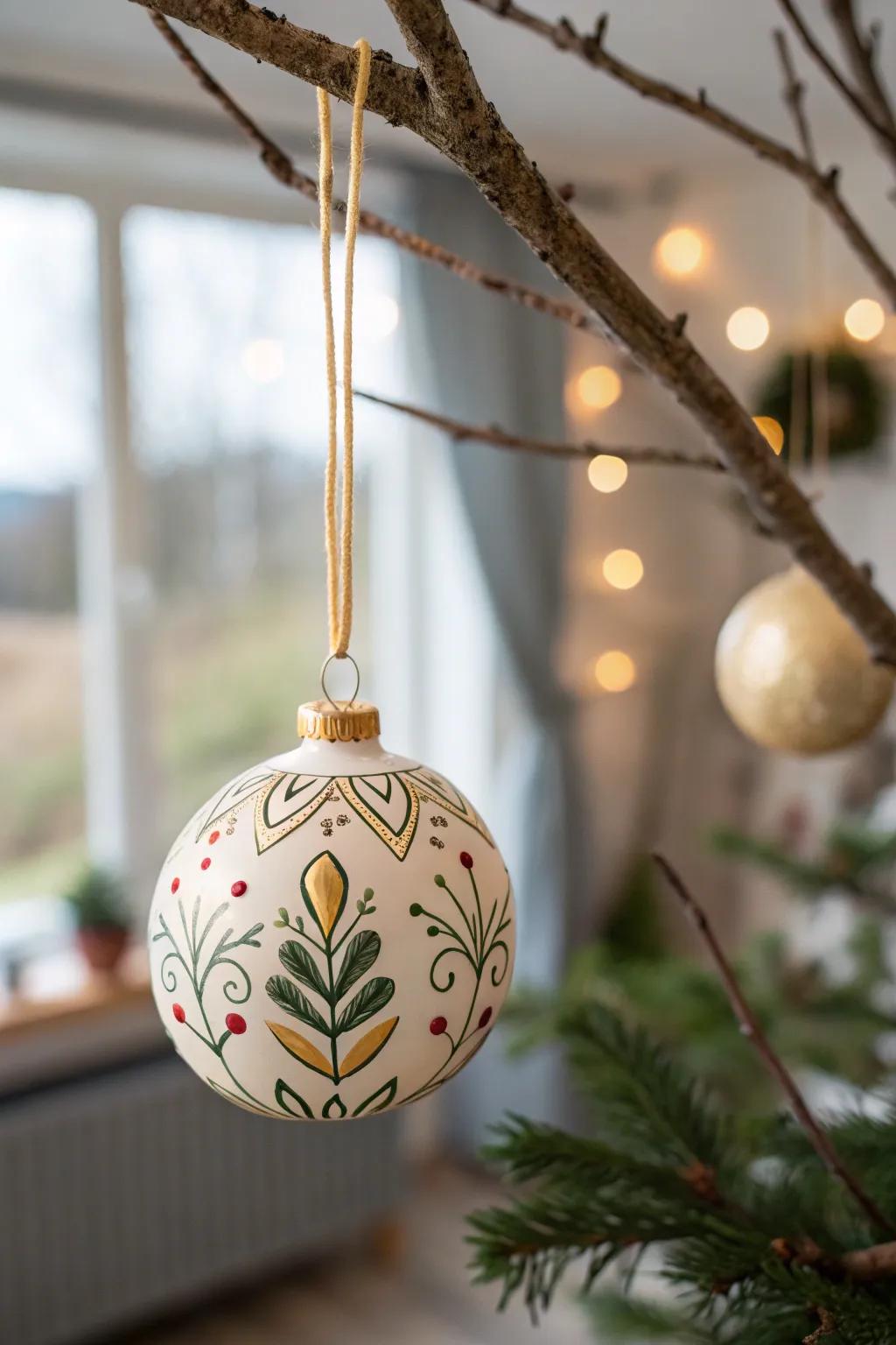 Infuse your tree with artistic flair with hand-painted ornaments that are as unique as they are beautiful.