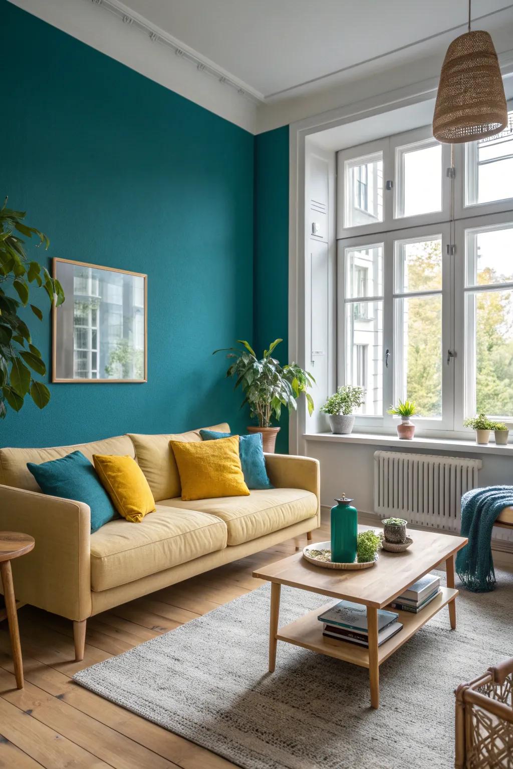 A splash of color can transform any space into a lively and inviting retreat! 🎨 #ColorAccents #InteriorDesign