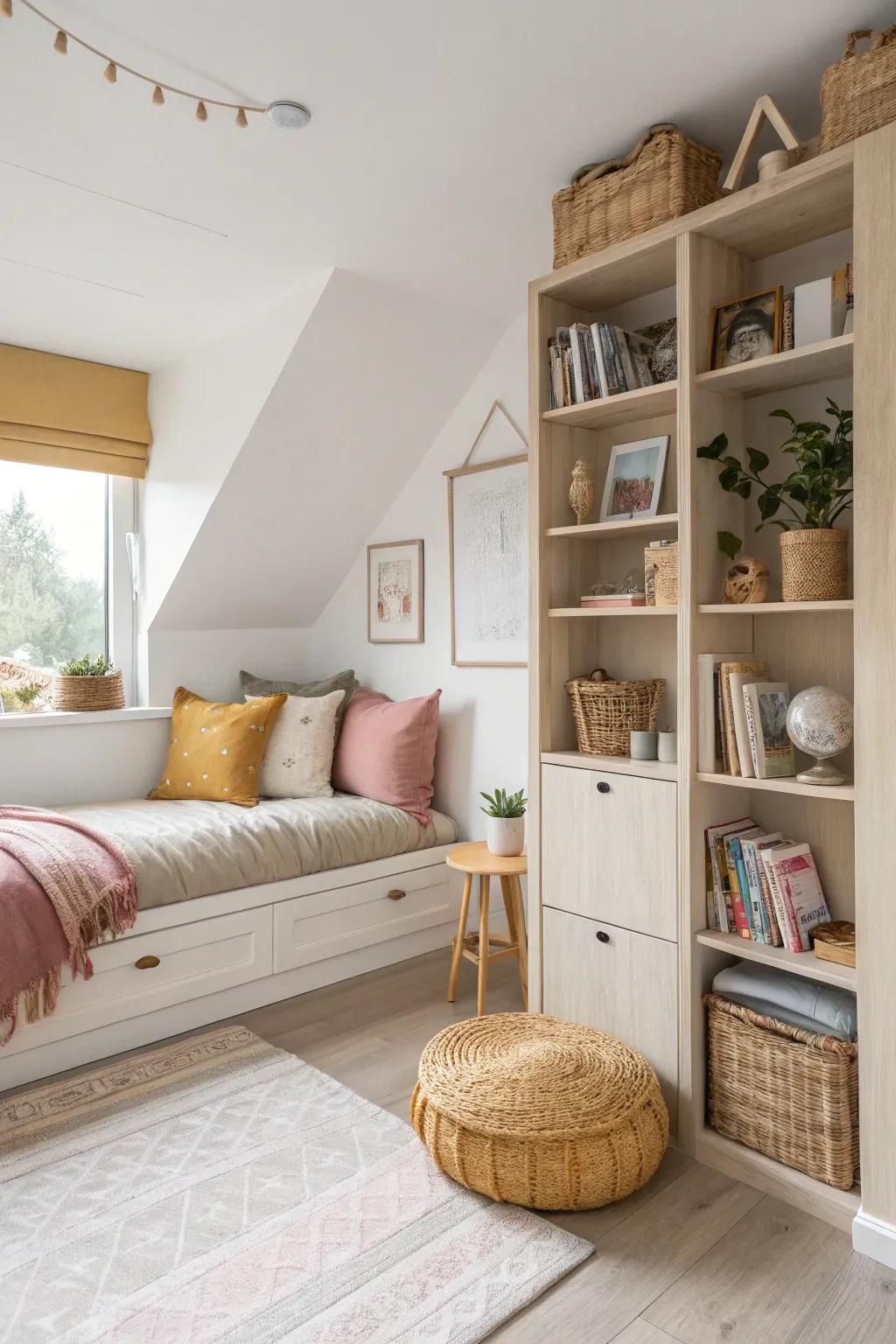 Neutral tones with pops of color create a timeless and adaptable space. 🎨 #NeutralPalette #ColorPops #TimelessDecor