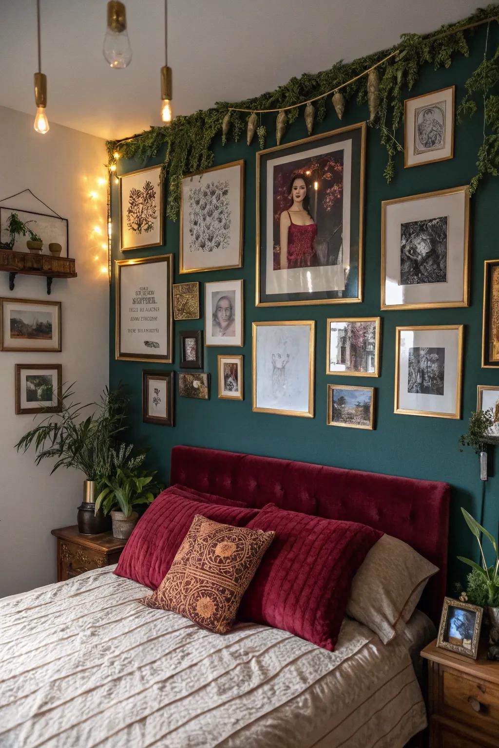 Turn your wall into an art gallery that tells your personal story.