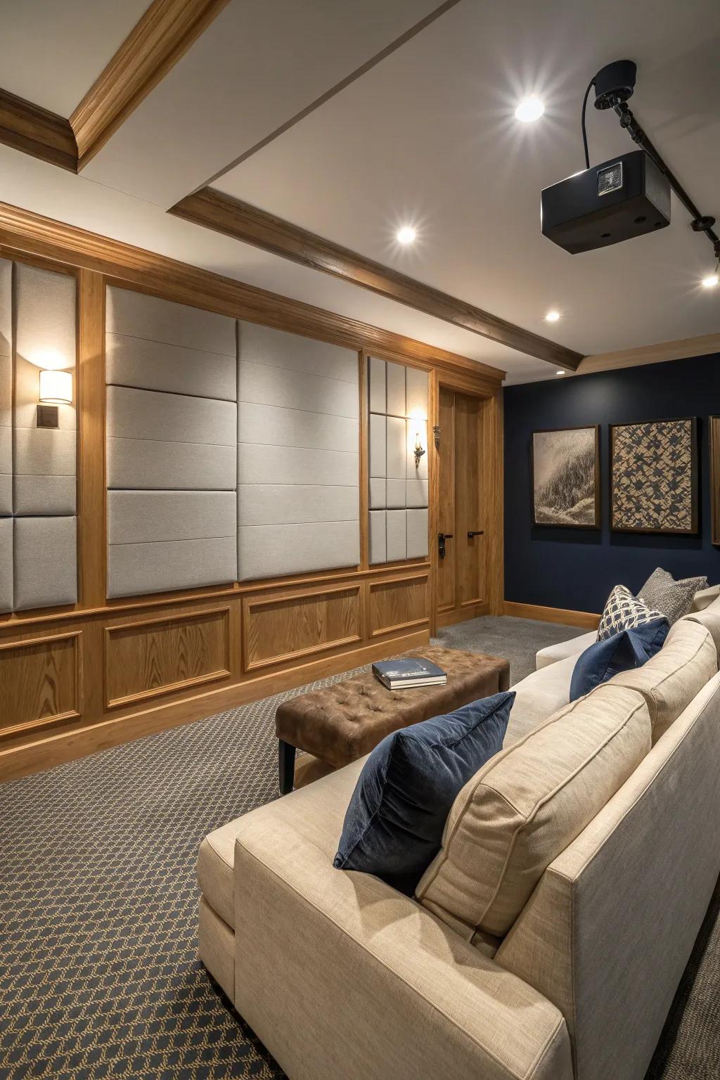 Soundproof your media room for an uninterrupted entertainment experience.