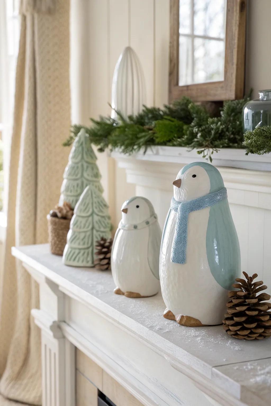 Bring joy to your interiors with playful penguin pairs that charm every guest.