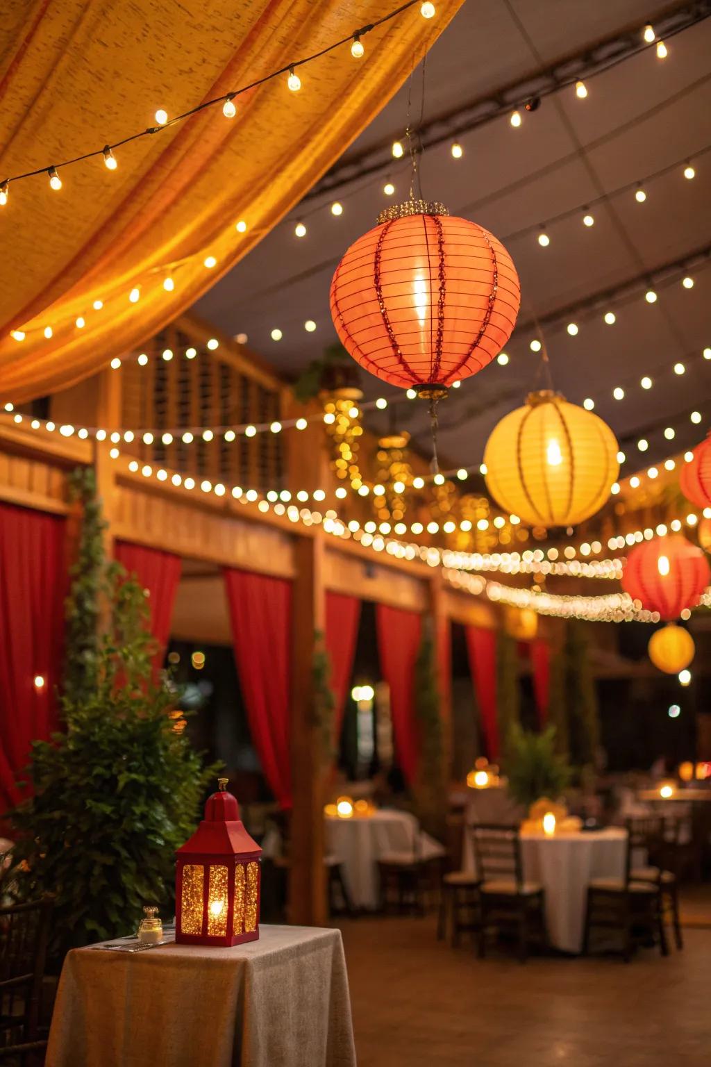 Illuminate your holiday celebration with cozy lighting that wraps everyone in warmth.