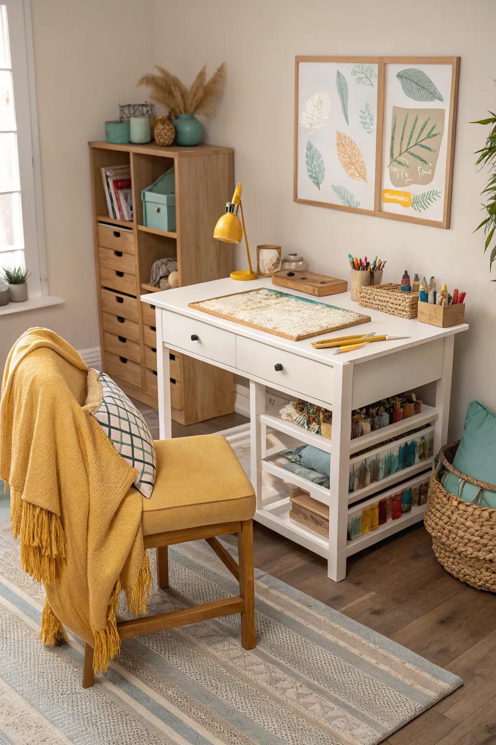 Maximize space and functionality with clever furniture choices.