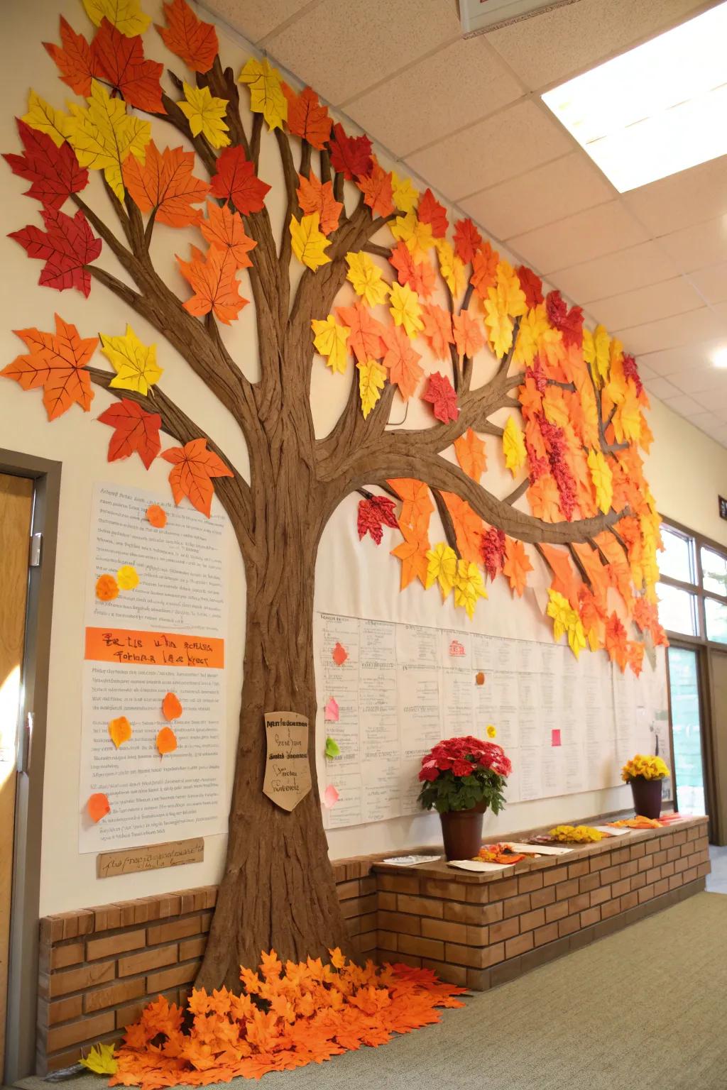 Branch out with blessings and celebrate the joys of community with this uplifting display.
