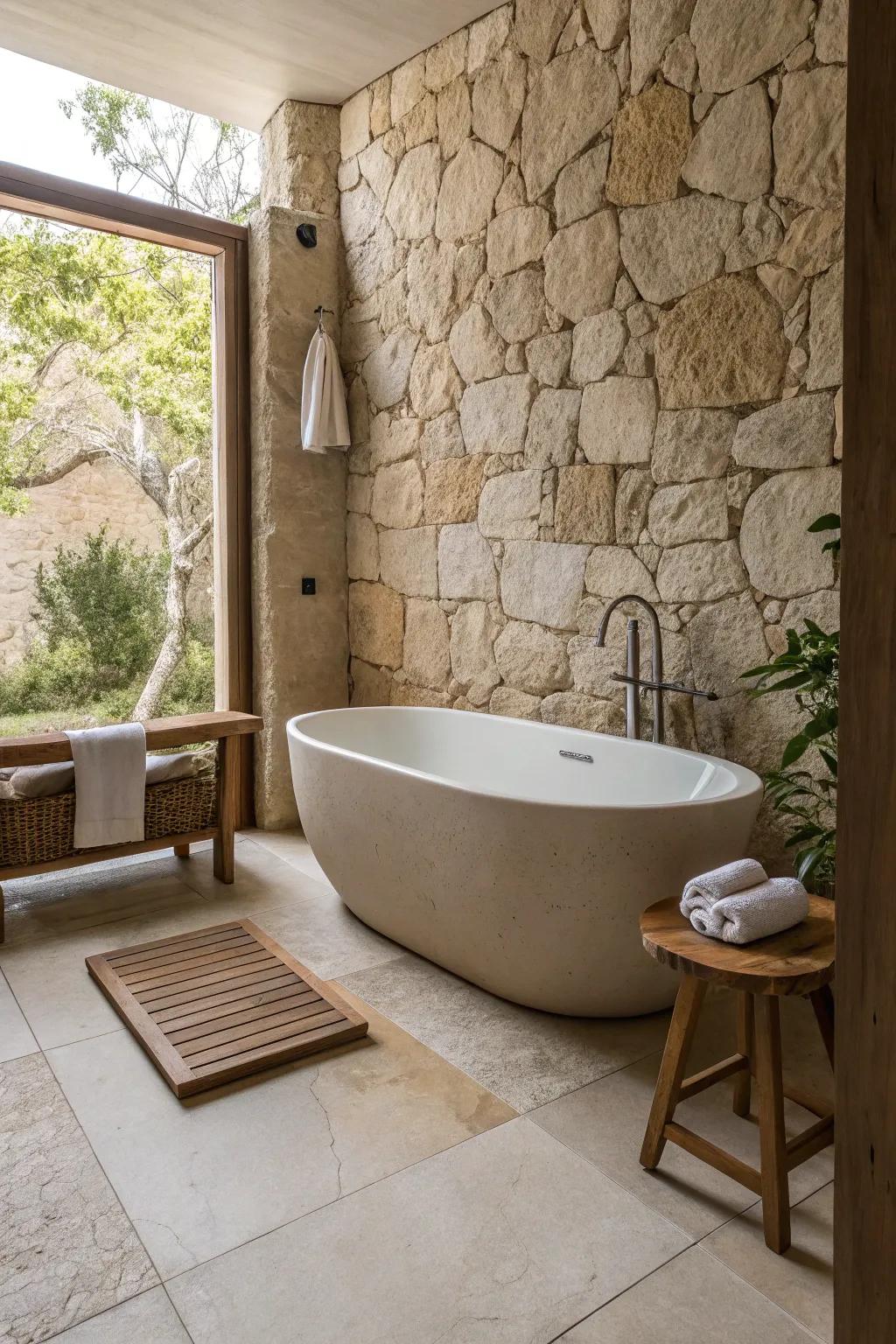 Simplicity and elegance meet in a minimalist bathroom design.