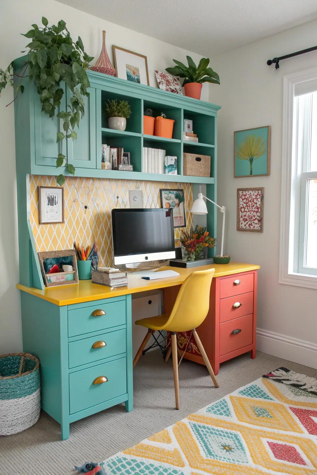 Combine creativity and productivity with a versatile workspace.