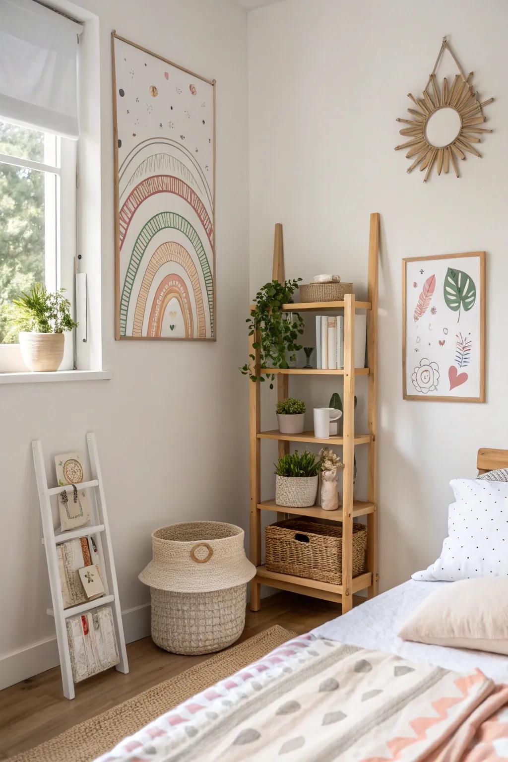 Let the walls speak with art that reflects personality and style, turning simple spaces into creative canvases.