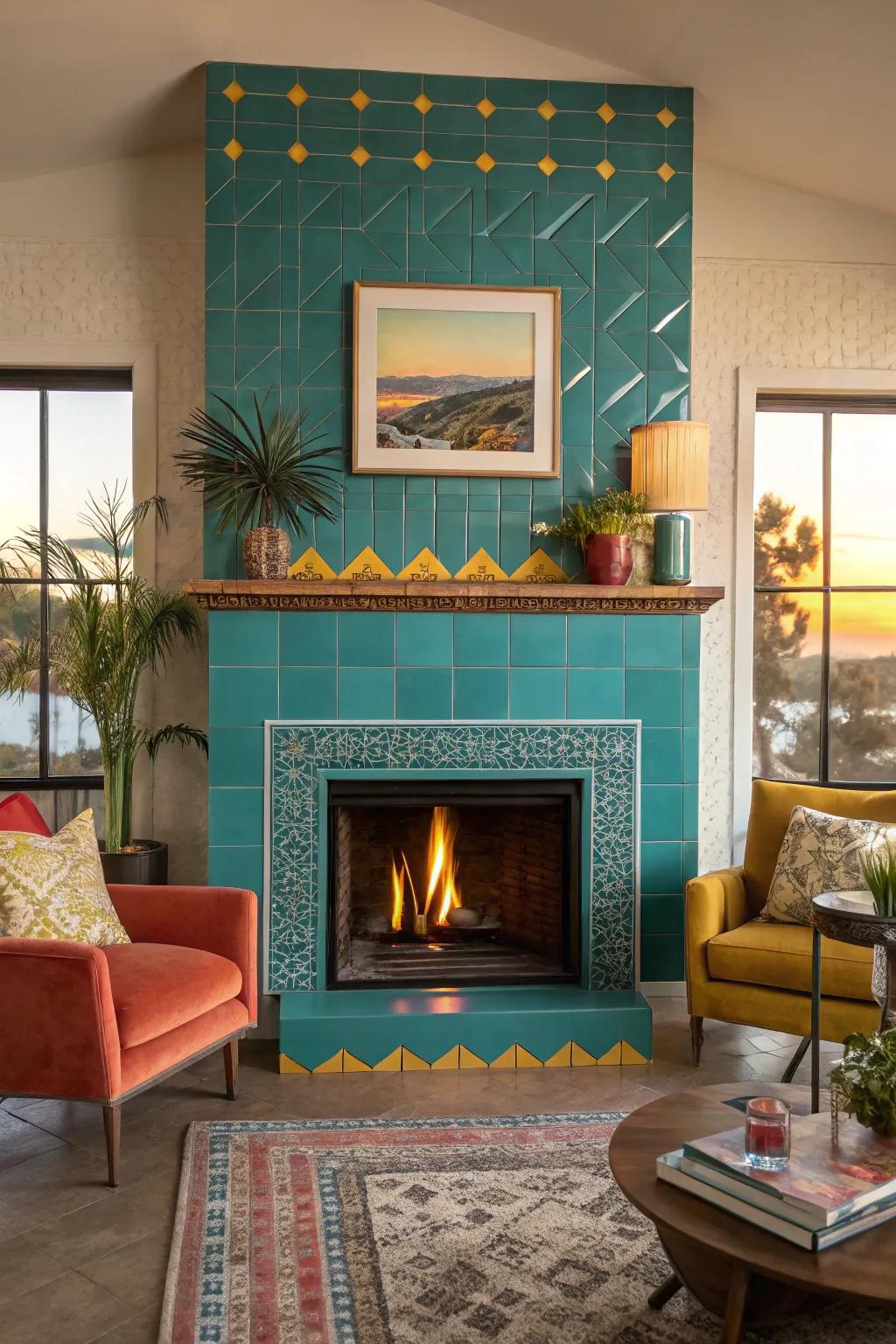 Enhance your fireplace with decorative accents that add personality and charm to your space.