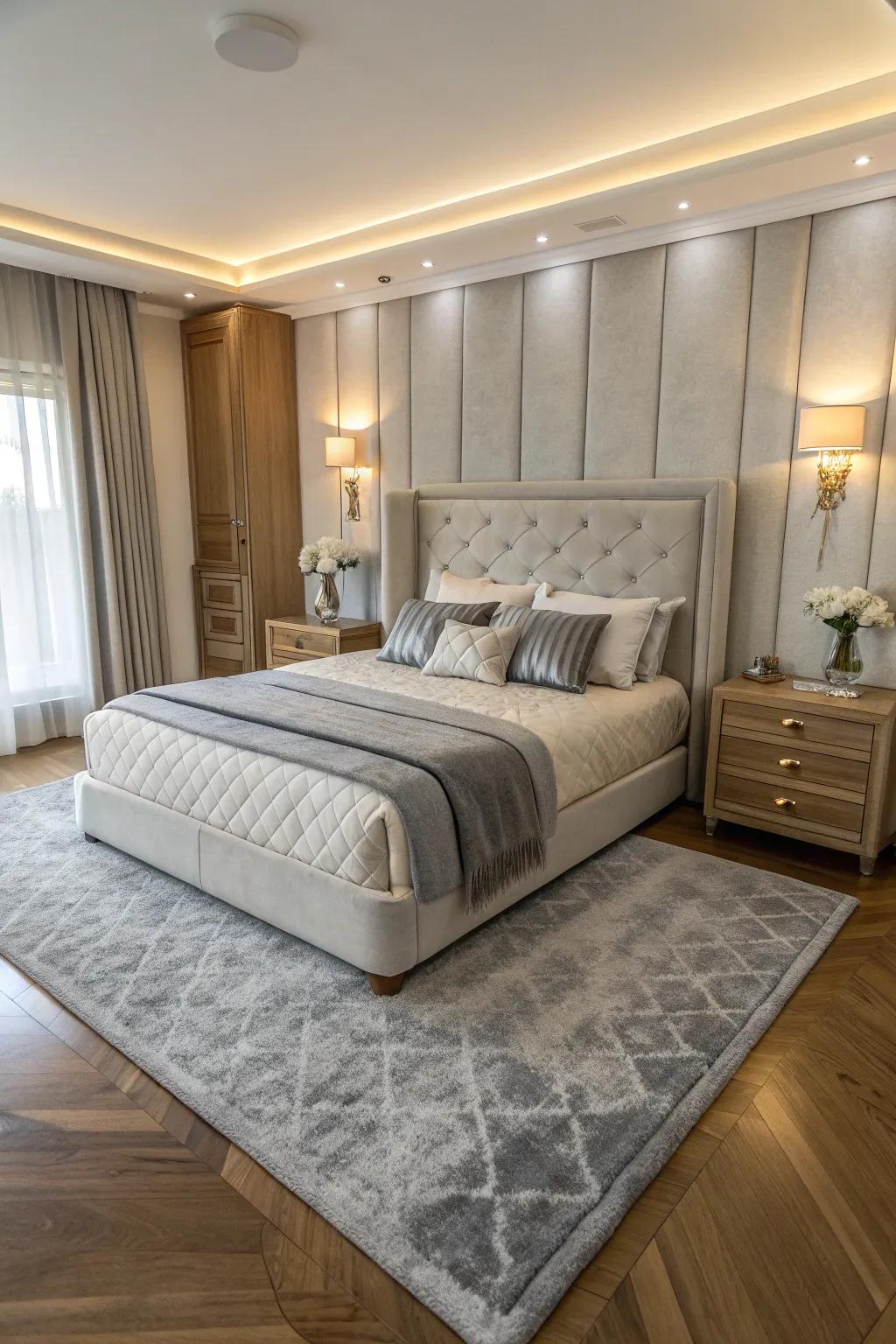 Achieve harmony with a symmetrical furniture layout that promotes balance and tranquility in your space. #Symmetry #RoomDesign