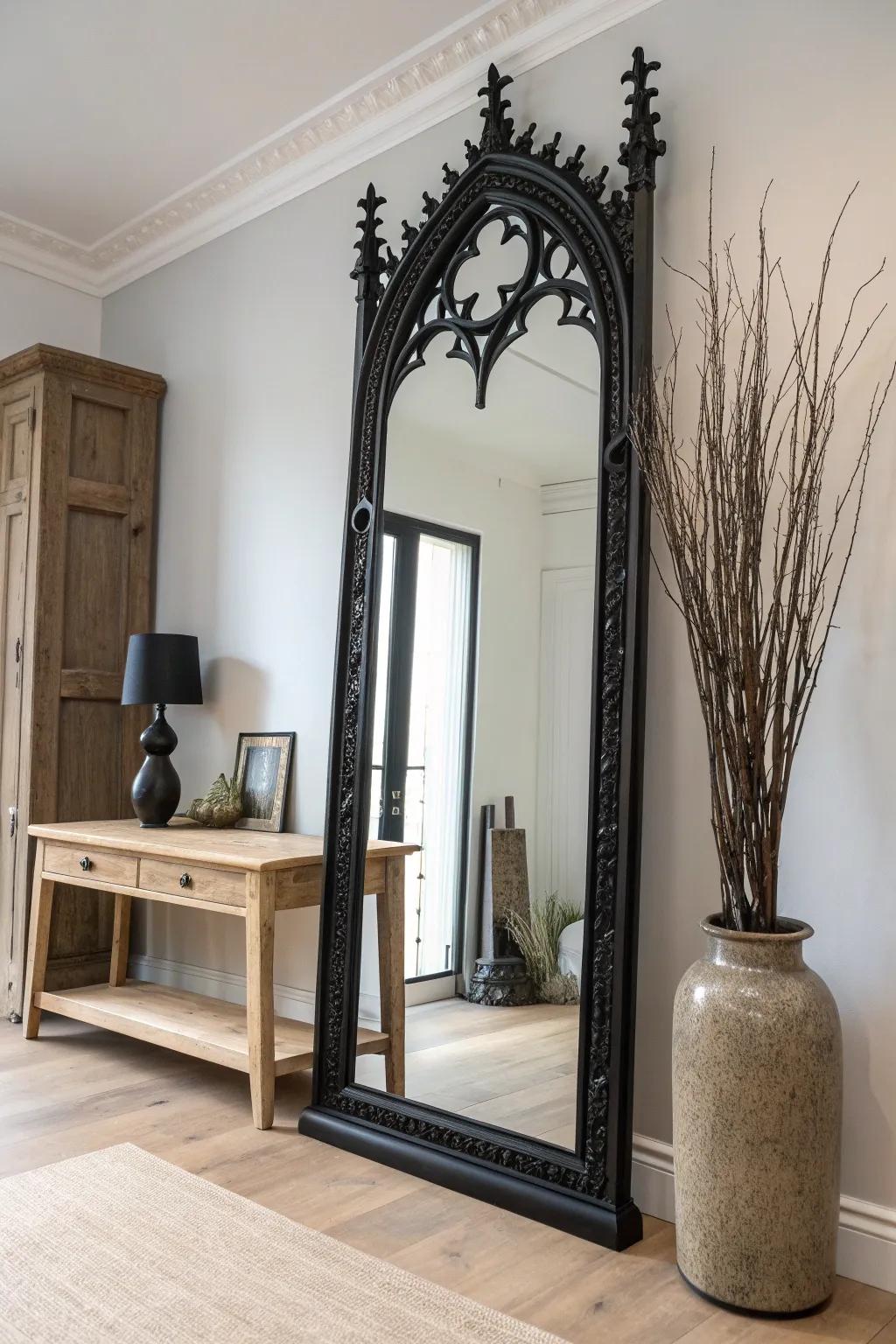 Bring out your dark side with gothic frames that elevate your Halloween decor to new heights. 🖤 #GothicDecor #HalloweenVibes