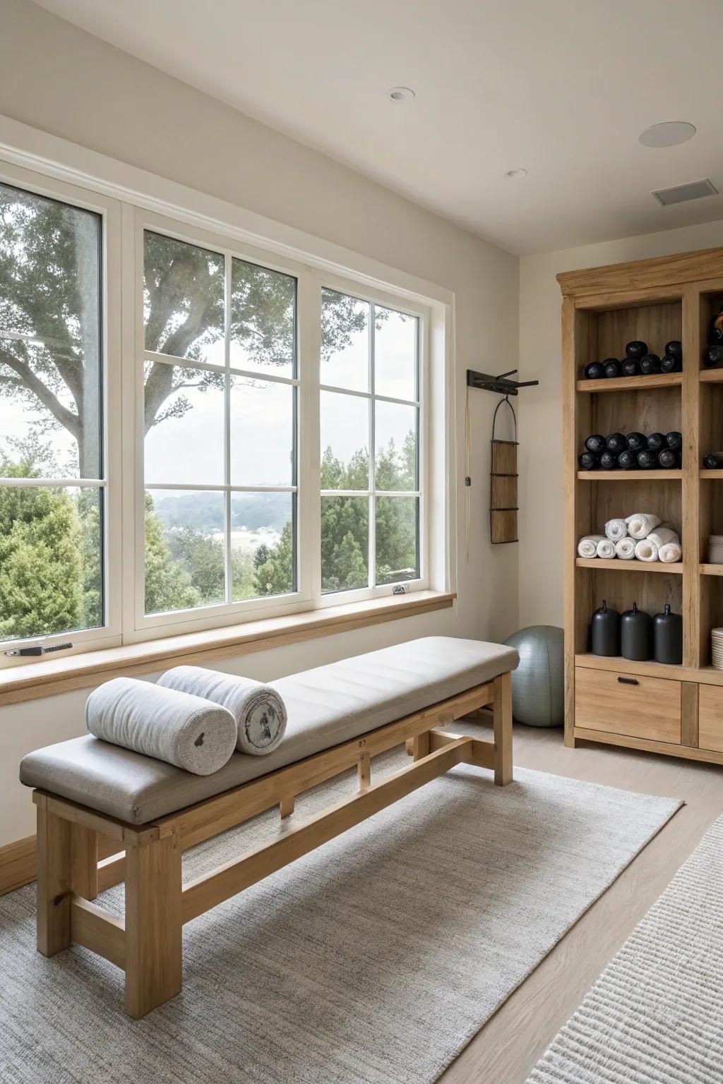 Stay fit and focused with a functional home gym that's both simple and motivating.