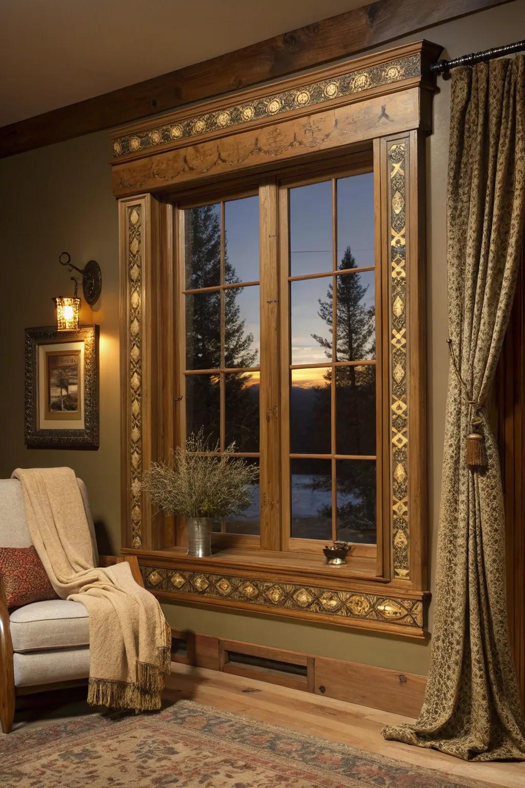 Detailed trims bring a touch of sophistication and charm to any window. ✨ #ElegantDetails #HomeImprovement