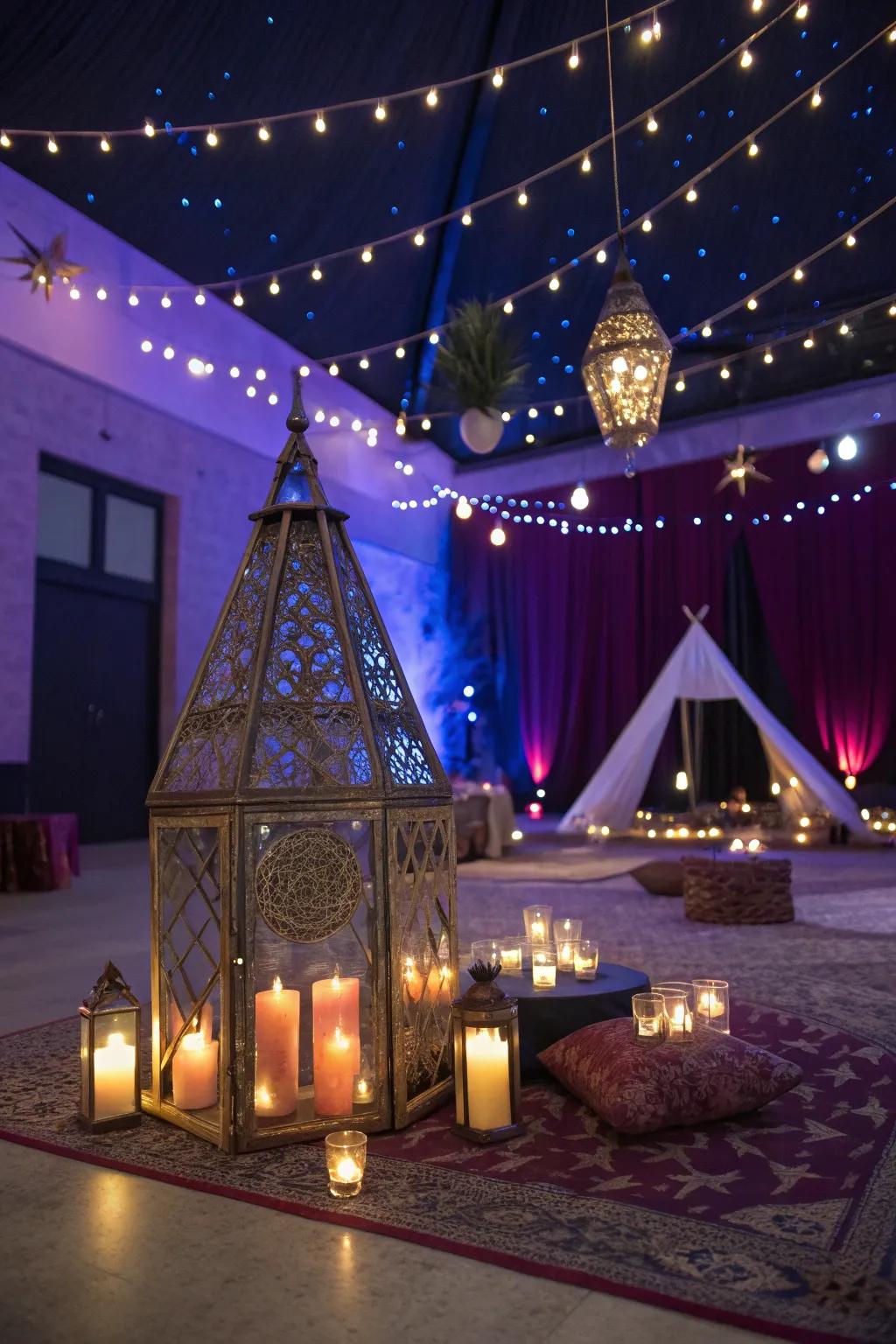 Create a magical ambiance with lighting that enchants and captivates.