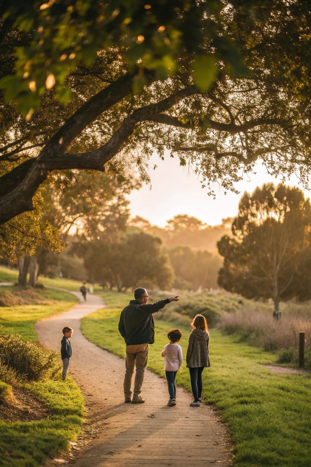 Embark on a serene nature walk and connect with the beauty around you. 🌲🚶‍♀️ #NatureLovers #FamilyAdventure #SundayStroll