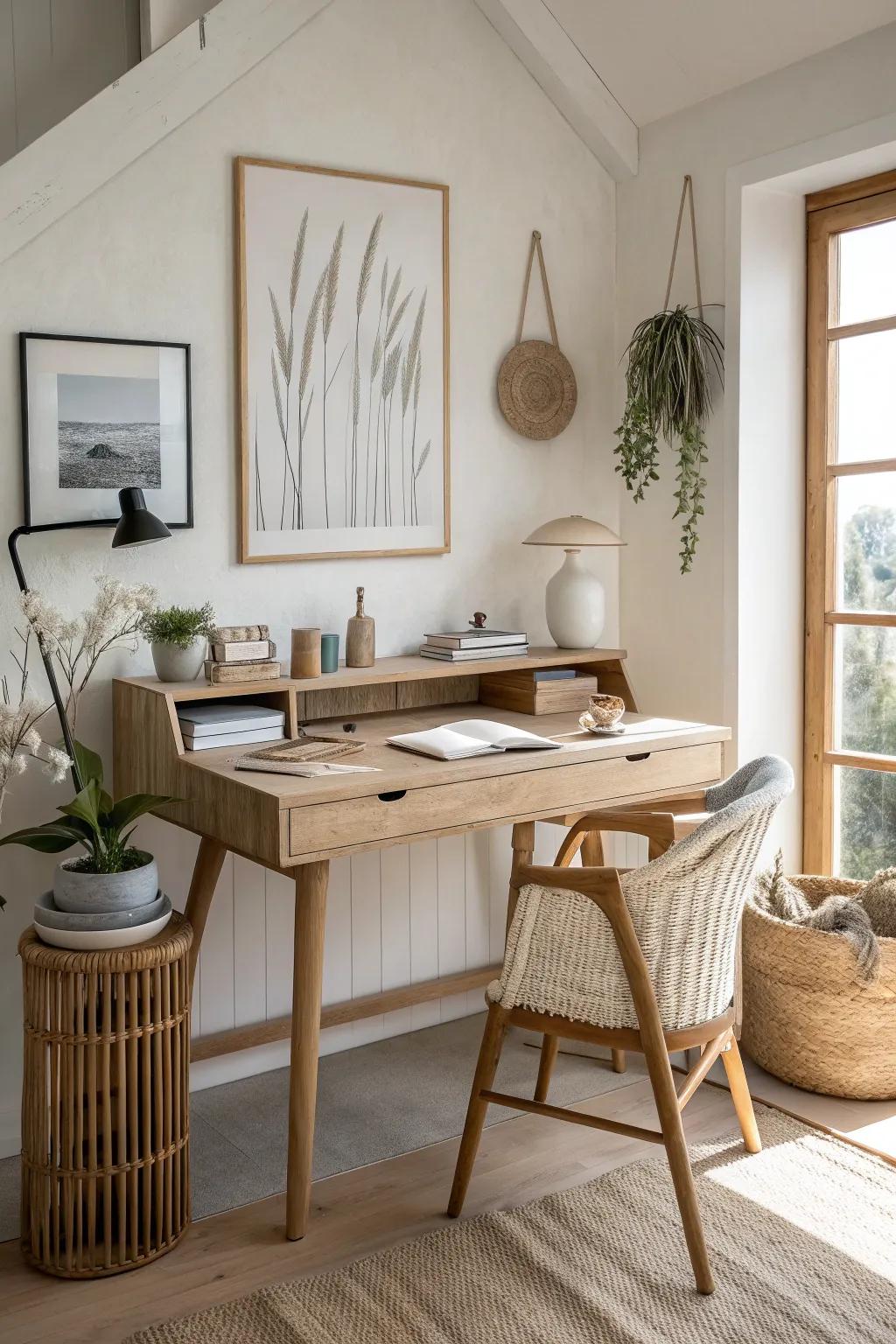 Unleash creativity with art that speaks to your soul and enhances your desk area.