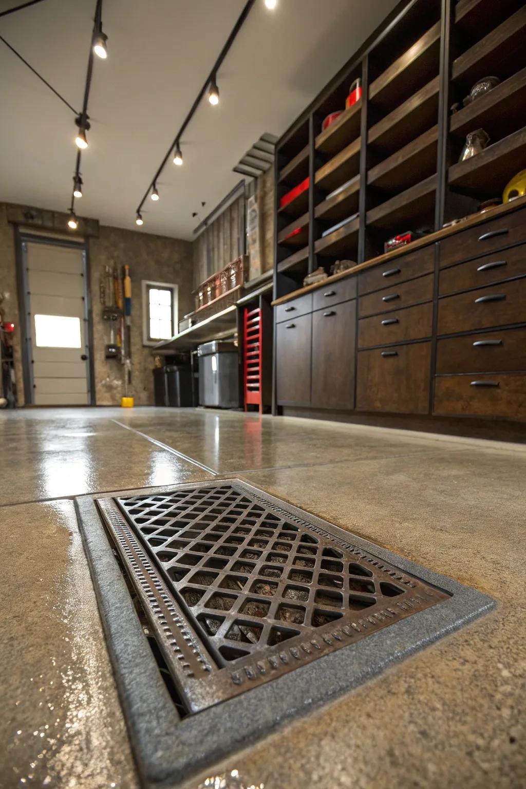 Ensure a fresh-smelling garage with a deep seal P-trap. 🚿🛠️ #HomeMaintenance #GarageHacks