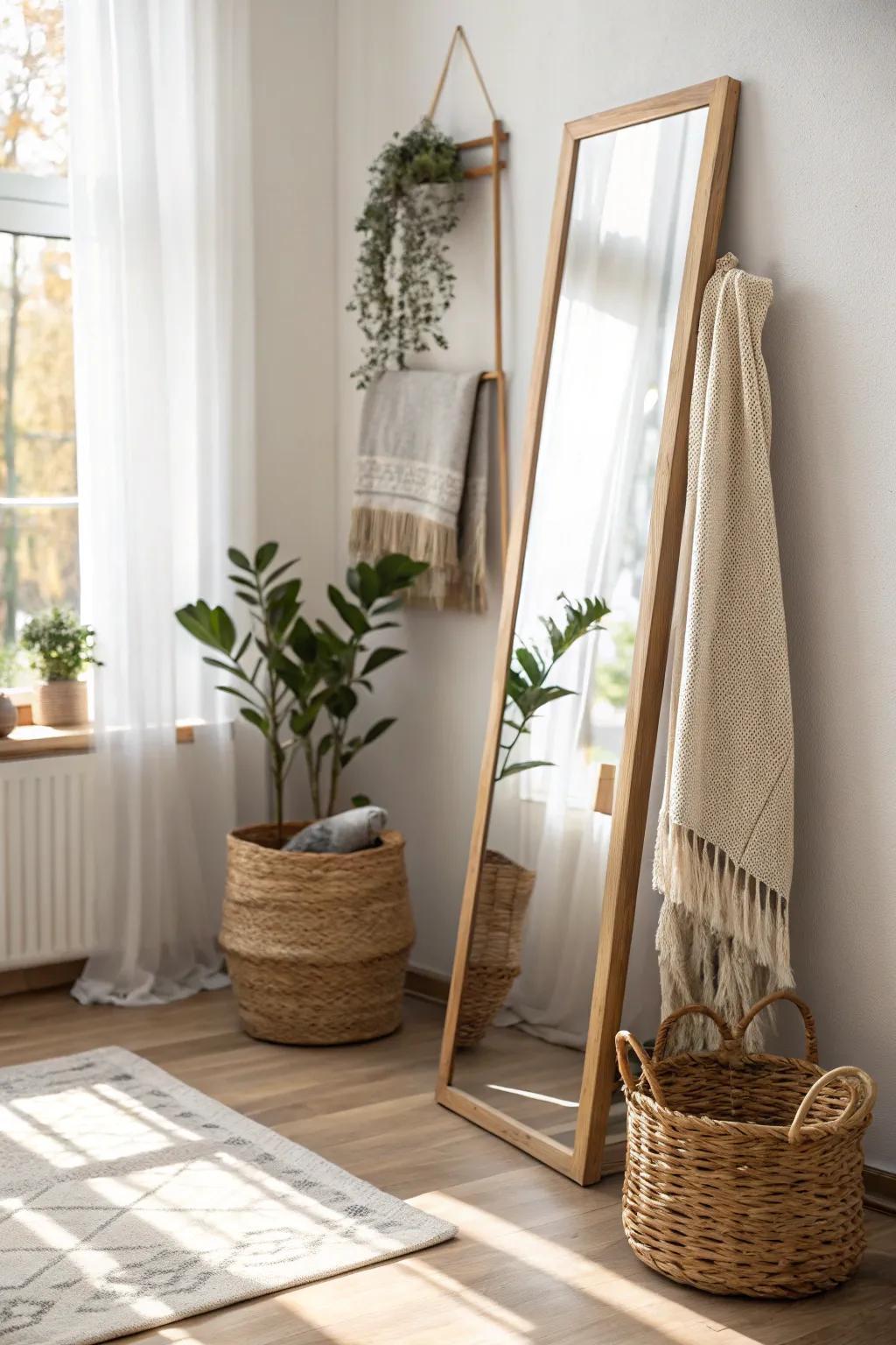 Let the light in with mirrors that brighten up your home and lift your spirits. 🌞 #NaturalLight #BrightSpaces #DecorMagic