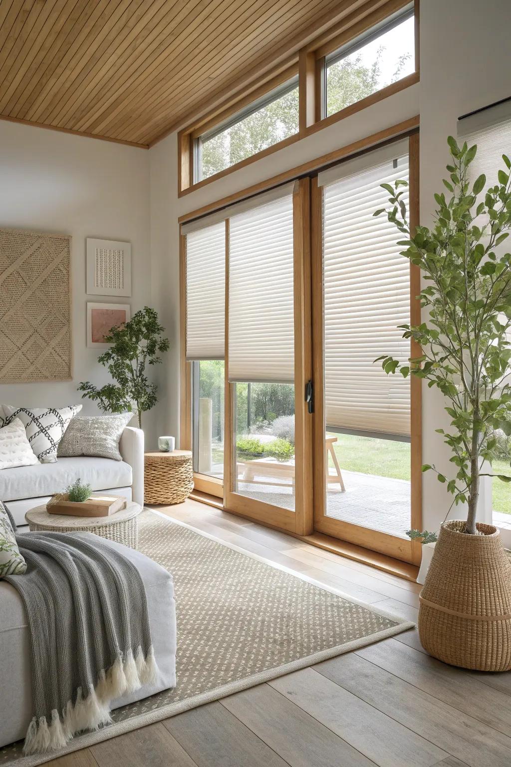 Cellular shades provide excellent insulation, making your space energy-efficient. 🌞🏡 #EcoFriendly #HomeInspiration