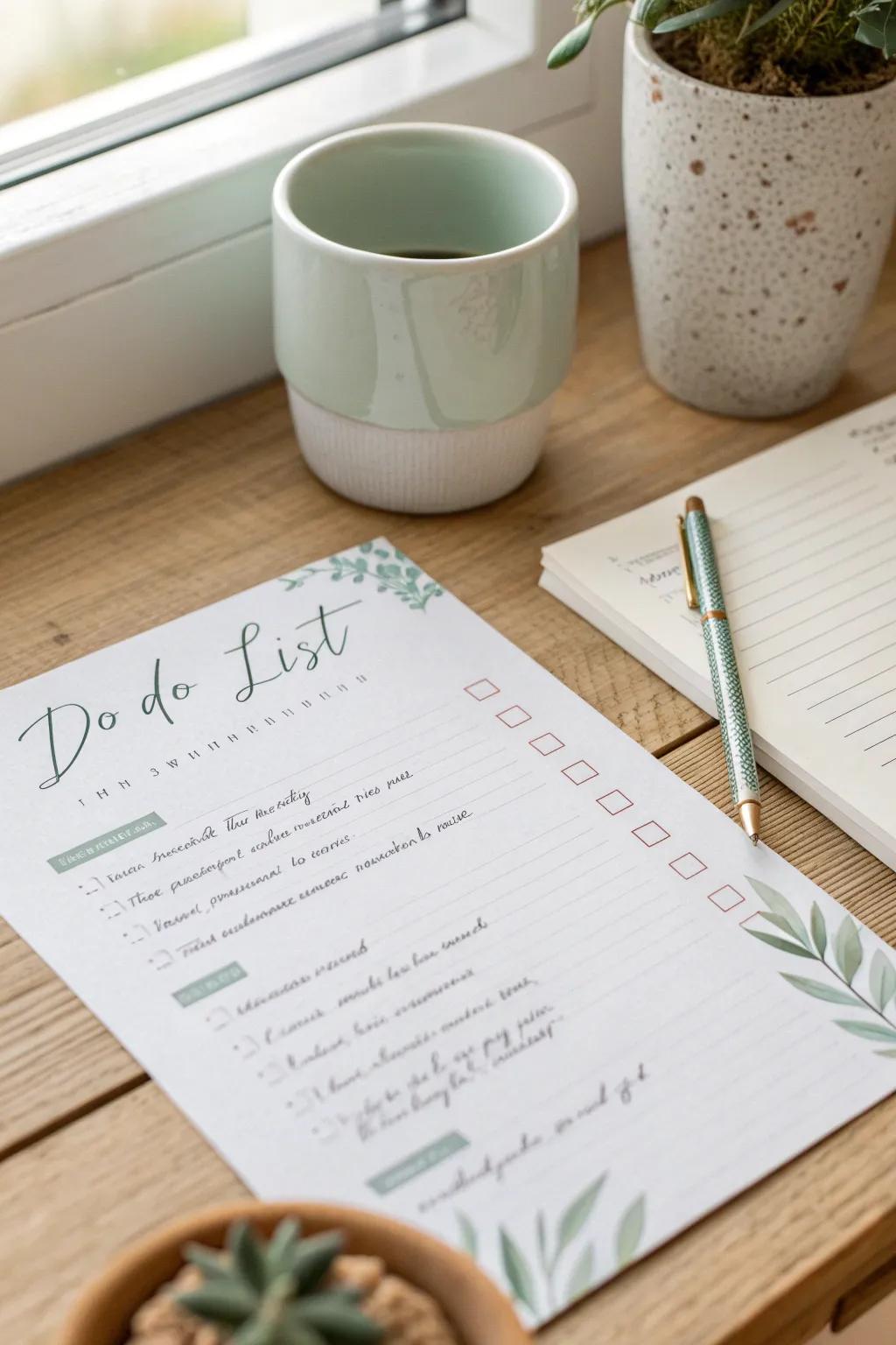 Stay on top of your tasks with satisfying checklists that keep you moving forward.