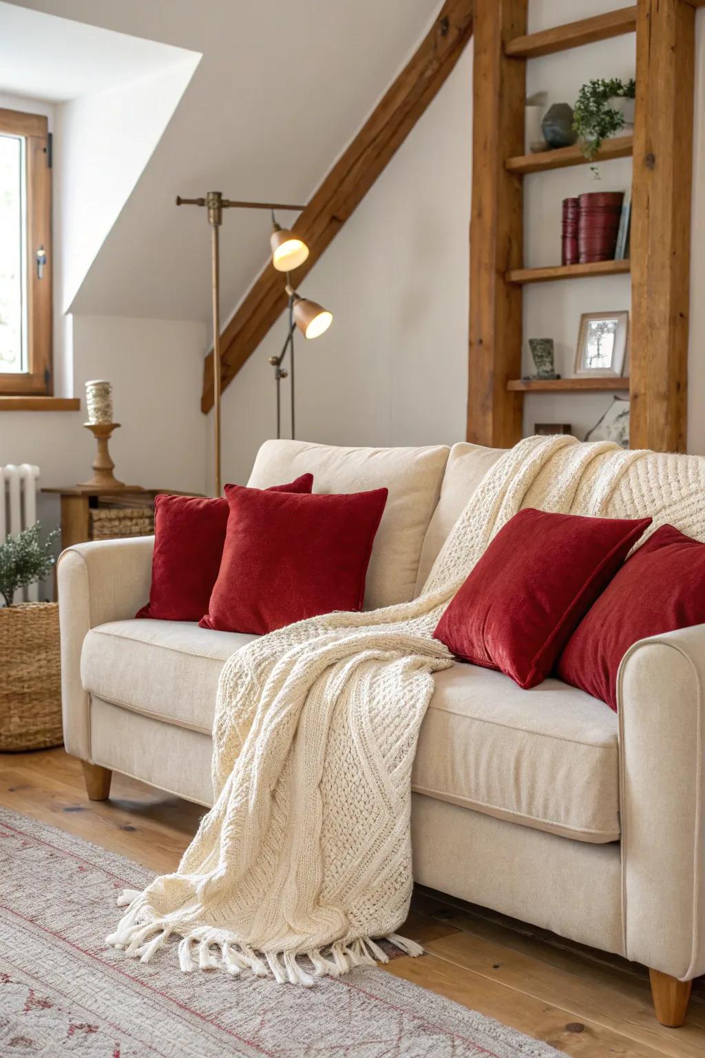 Layer textured fabrics for warmth and richness. #TextileArt #WarmthAndStyle