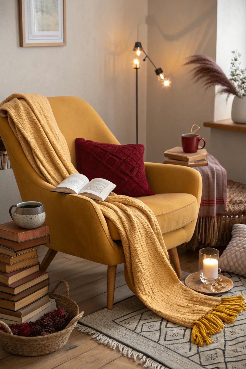 Wrap your guests in warmth with a cozy, inviting atmosphere.