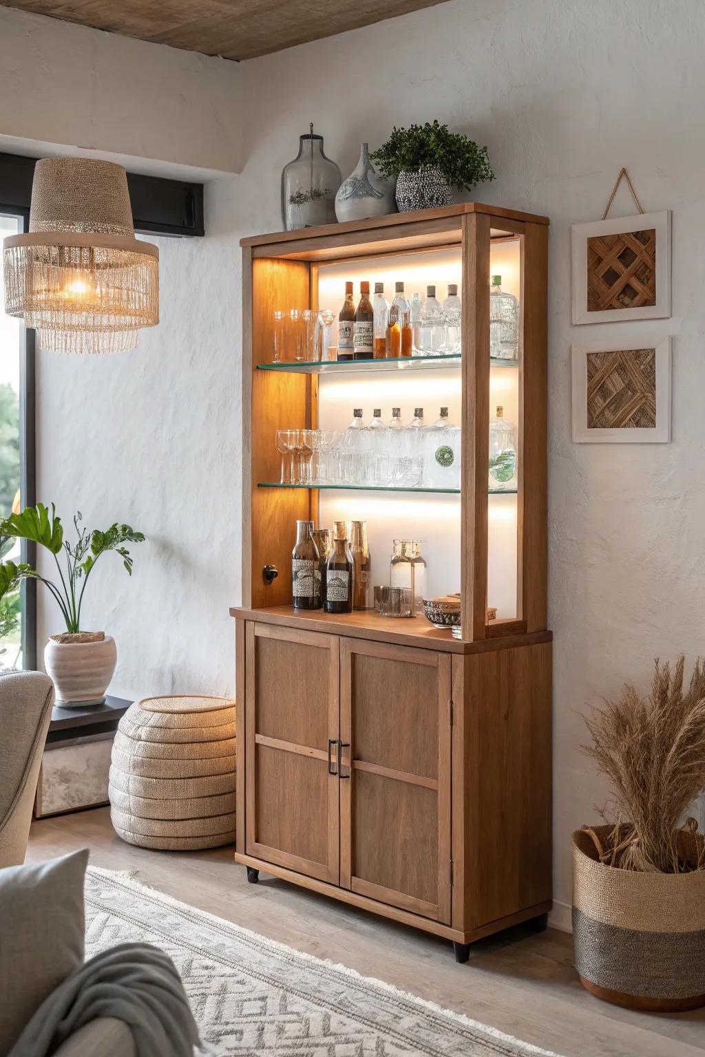 Change the mood with color-changing LEDs that adapt to every occasion.