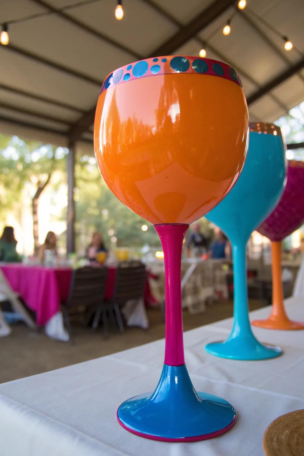 Celebrate in a big way with oversized glasses that bring fun and flair to any birthday.